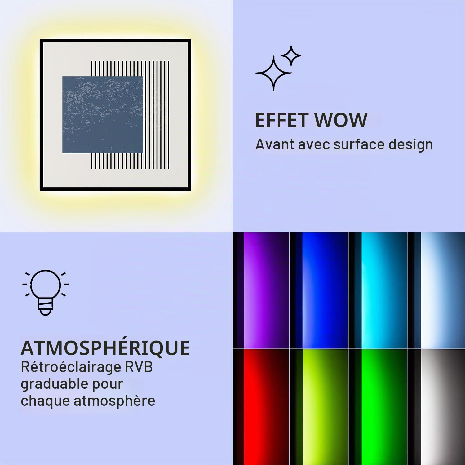 Klarstein Radiateurs Chauffage Radiant Electrique IP44, Chauffage salle de bain infrarouge Intelligent WiFi et App, Radiateur Electrique Mural 500W, Heater avec Détection Fenêtre Ouverte, Thermostat