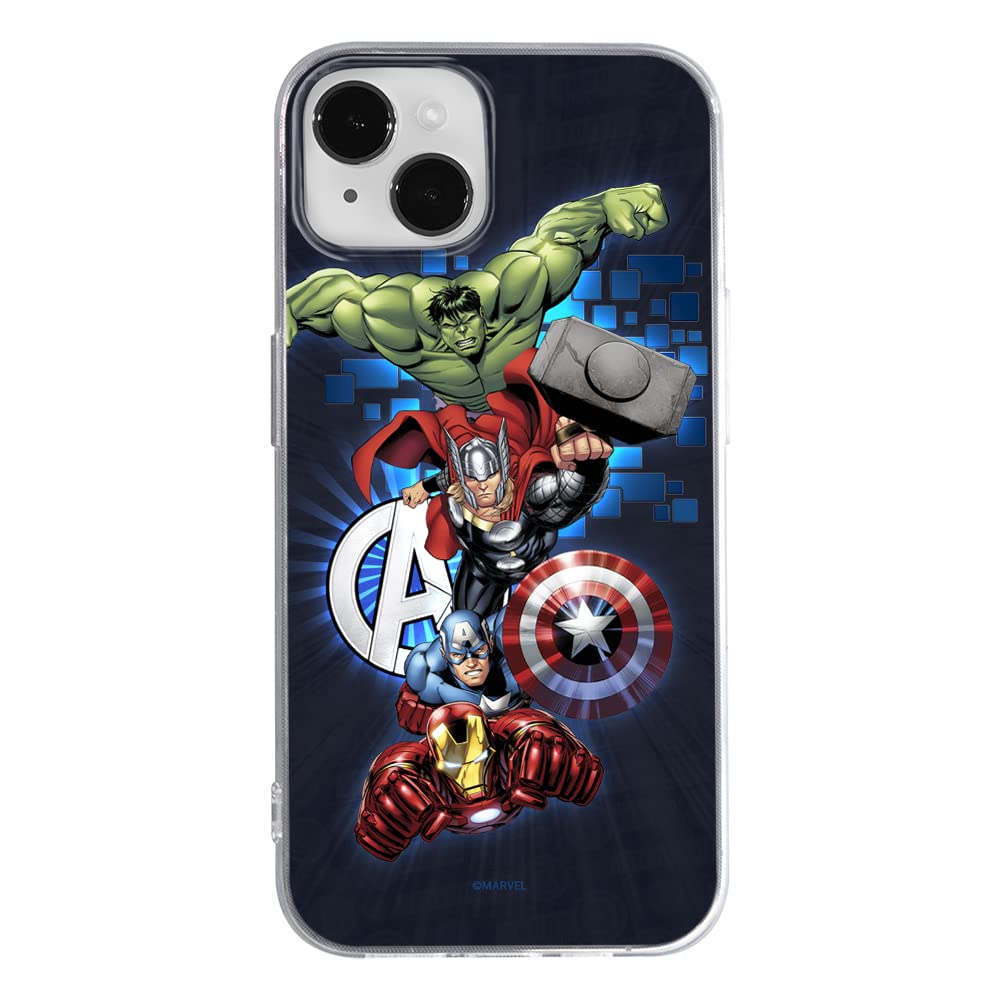 ERT GROUP Original and officially licensed Marvel Avengers 001 Cell Phone Case for Iphone 14 perfectly fit the shape of the mobile phone, TPU case
