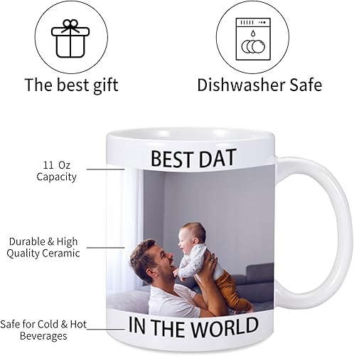 Miniatura 4 de Taza de café personalizada, taza de café personalizada, regalo de foto personalizada, tazas personalizadas con foto y texto, regalo de cumpleaños,