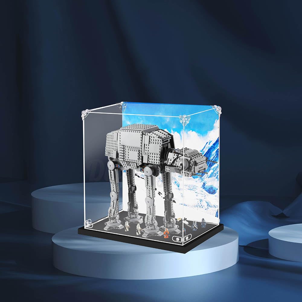 DK DISPLAYKINGAcrylic display case for Lego AT-AT 75288 (With Background) (Lego Set is not Included)