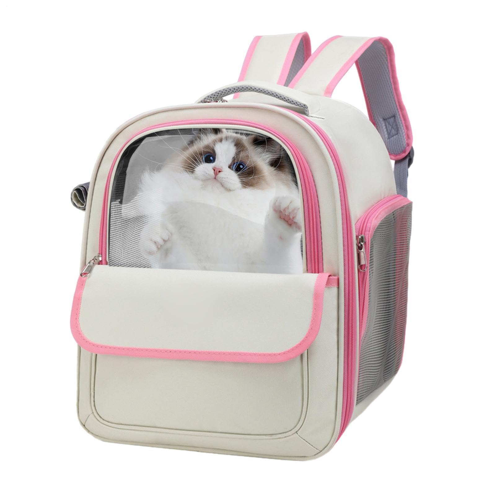 Trasportini per animali con zaino a bolle, Borsa per zaino per gatti Comodo | Ventilato Spazioso, confortevole e leggero, trasportino per