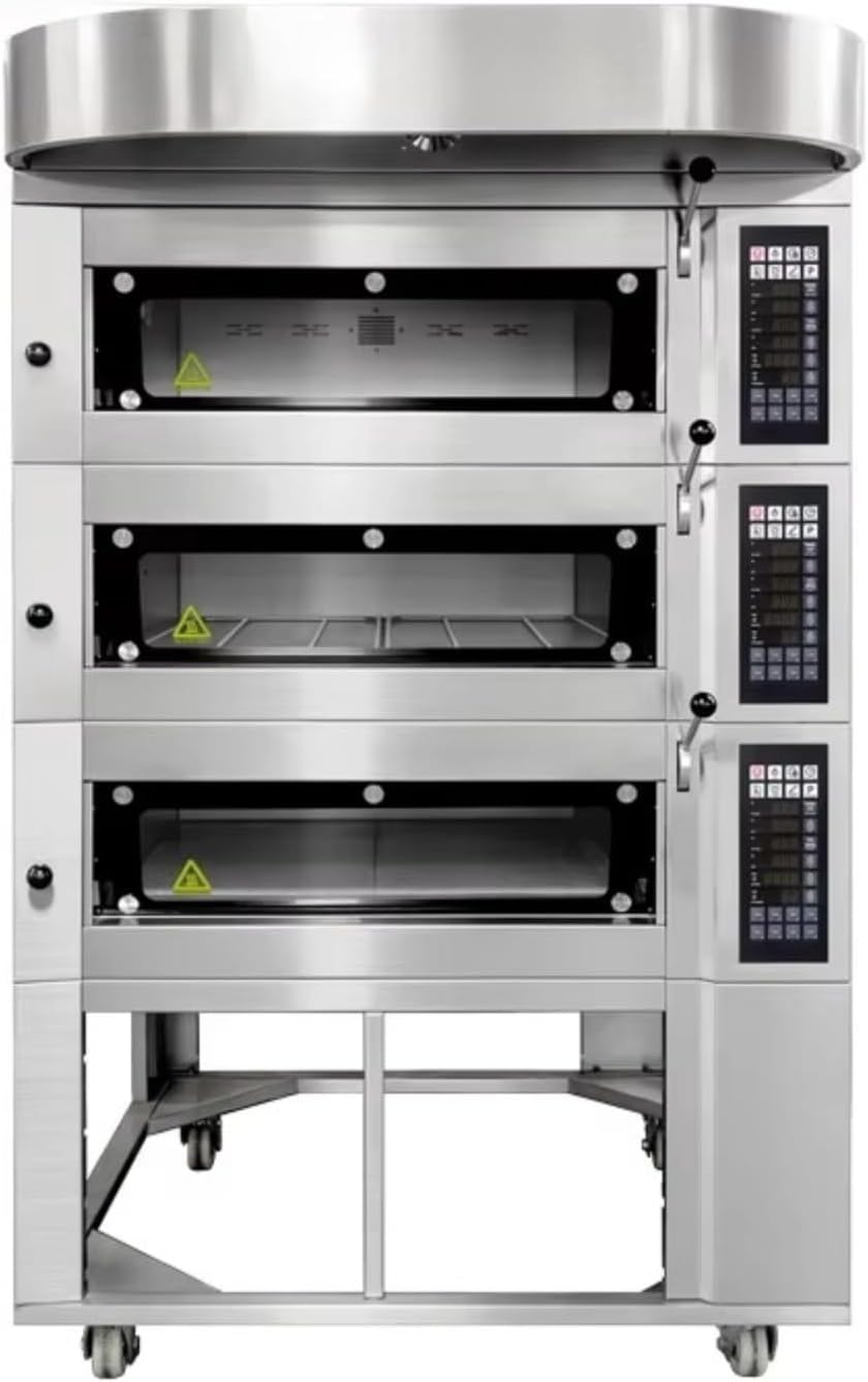 Commercial Convection Oven, Industrial Bakery Oven, 0°C-300°C Temperature Range, Perfect for Small Bakeries Home Bakeries Pastry Shops