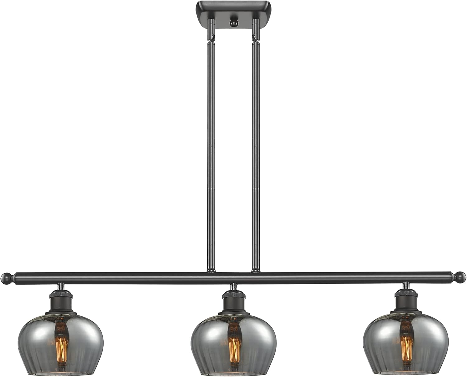 Innovations 516-3I-OB-G93-LED 3 Island Light Vintage Dimmable LED, Oil Rubbed Bronze