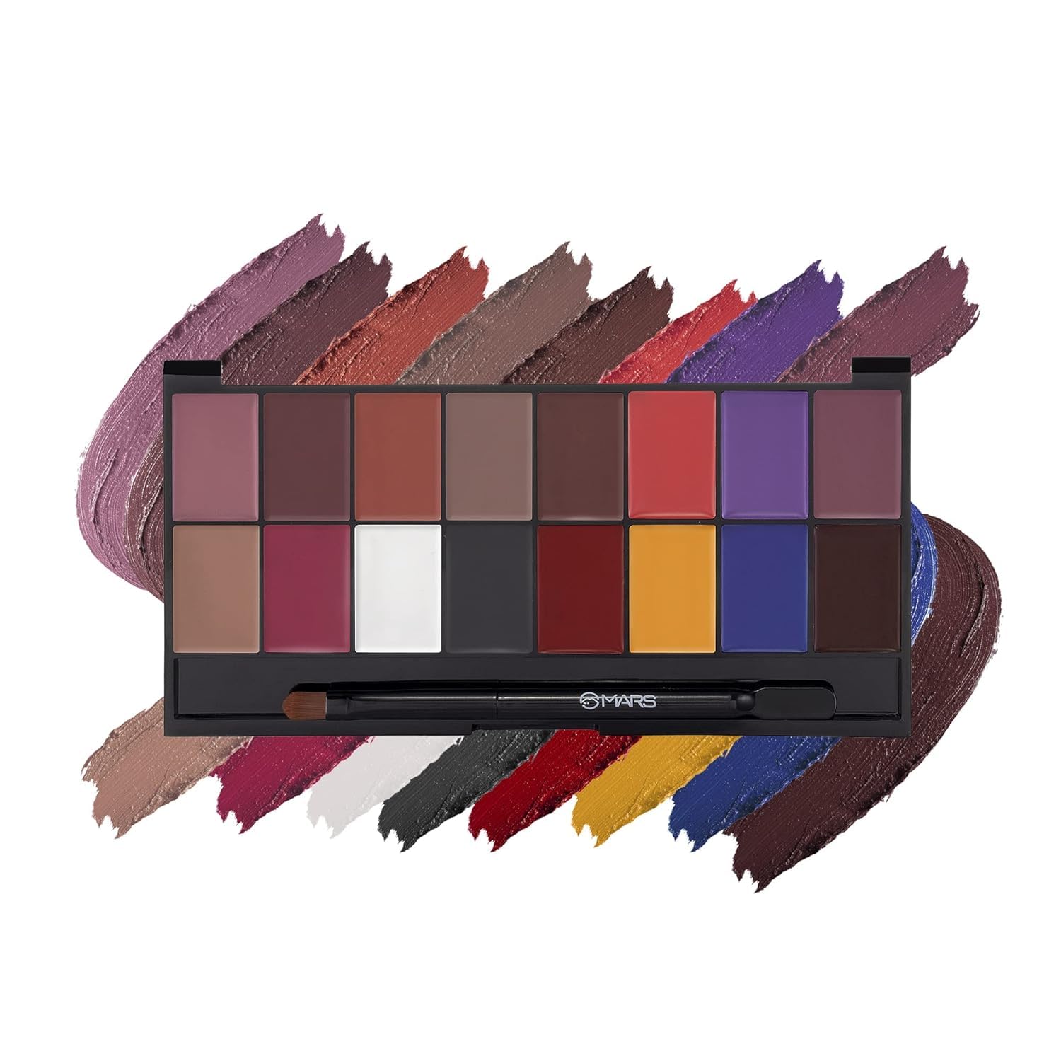 PREMIUM Infinity Lip Palette | Demi Matte | 16 Colors to Infinte Lipstick Colors | Free Spatula cum Applicator (36.0 gm) (01-Multicolor)-SH7711-image-38