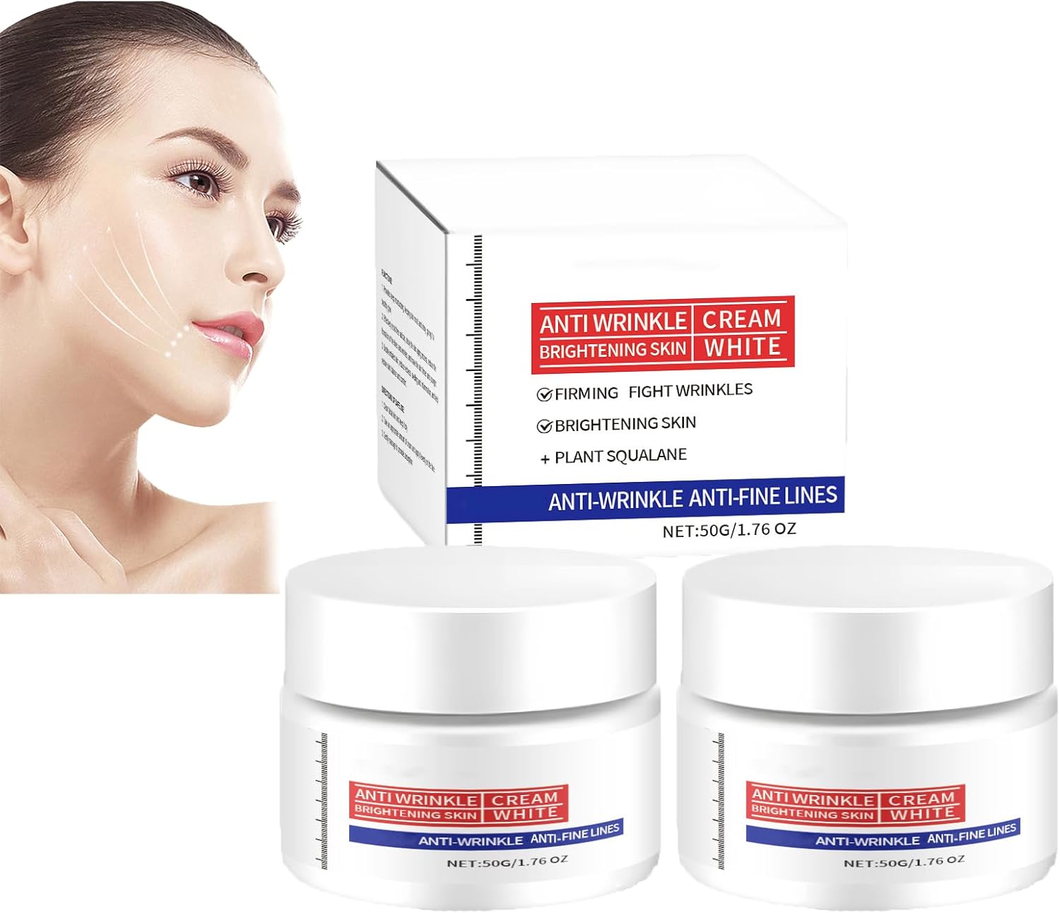 Aobenz Whitening and Freckle Removing Essence Cream,Dark Spot Remover voor het gezicht,Brightening Face, Dark Spot Correcting Cream, Reduce Fine Line & Wrinkle, Whitening Cream voor het gezicht (2pcs)