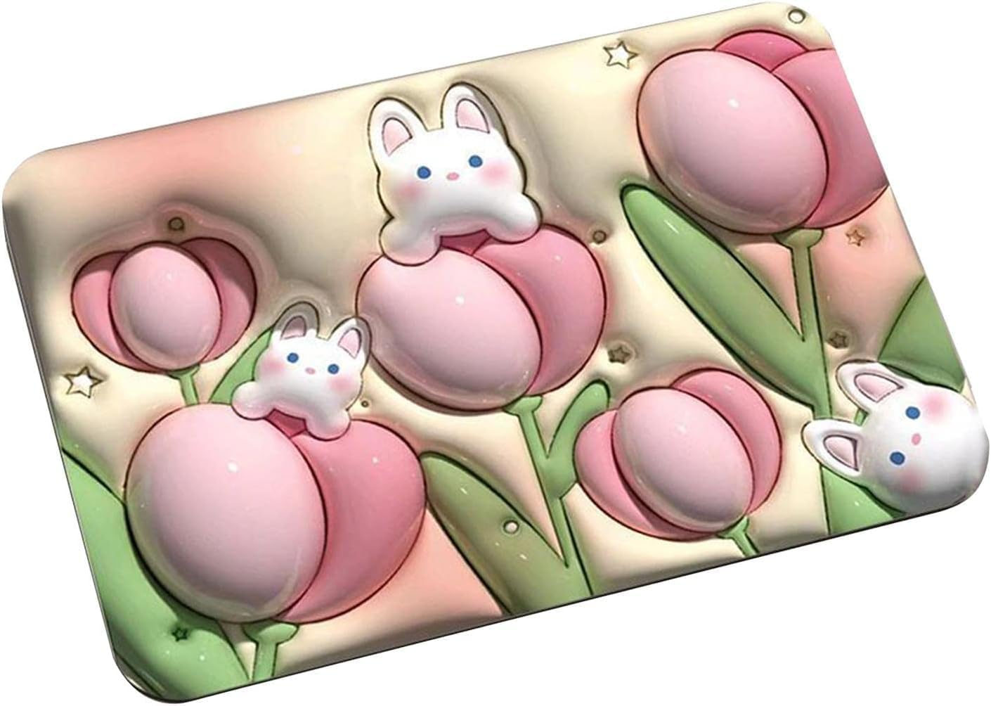 Stone Bath MAT Non Slip Anti Mould 3D Absorbent Bath MATS for Bathroom Stone Bath MAT Quick Dry Shower MAT