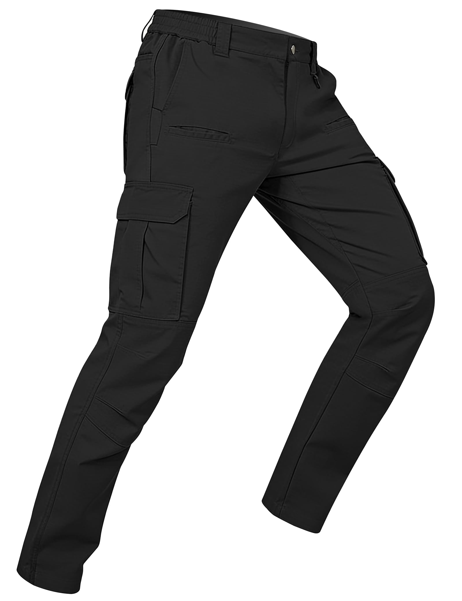 MOURCE Arbeitshosen Männer Stretch Cargohose Herren Leichte Wanderhose Herren für Outdoor Angeln Trekking mit 10 Taschen