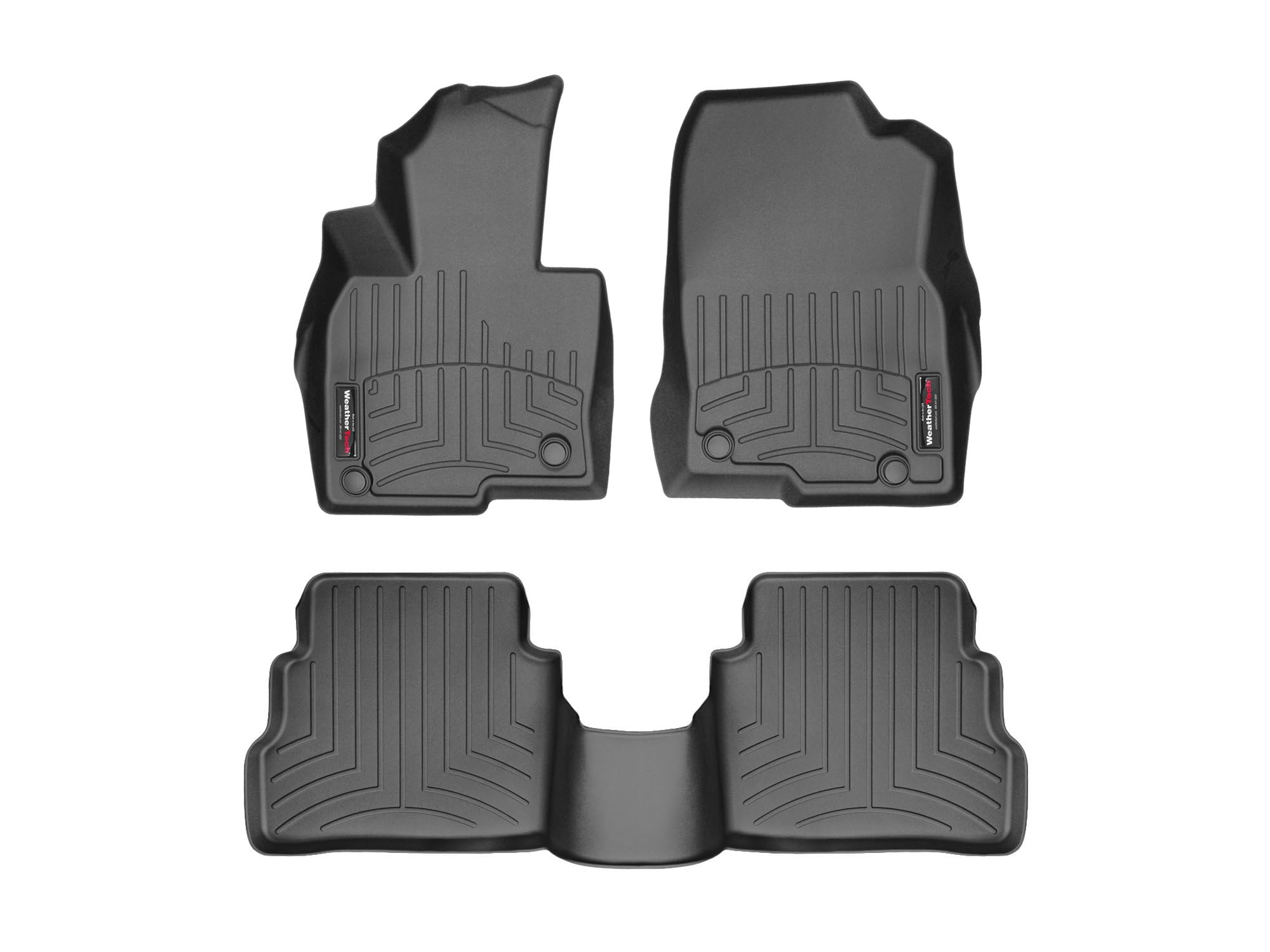 Custom Fit FloorLiners for Mazda CX-5-1st & 2nd Row (4411871-444192), Black