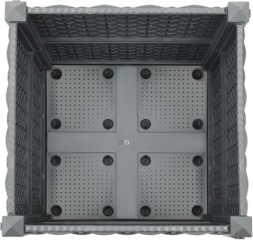 Miniatura 69 de Cama elevada, cama de jardín, maceta rectangular, jardinera de jardín, camas de jardín elevadas al aire libre, maceta de jardín de hierbas al aire