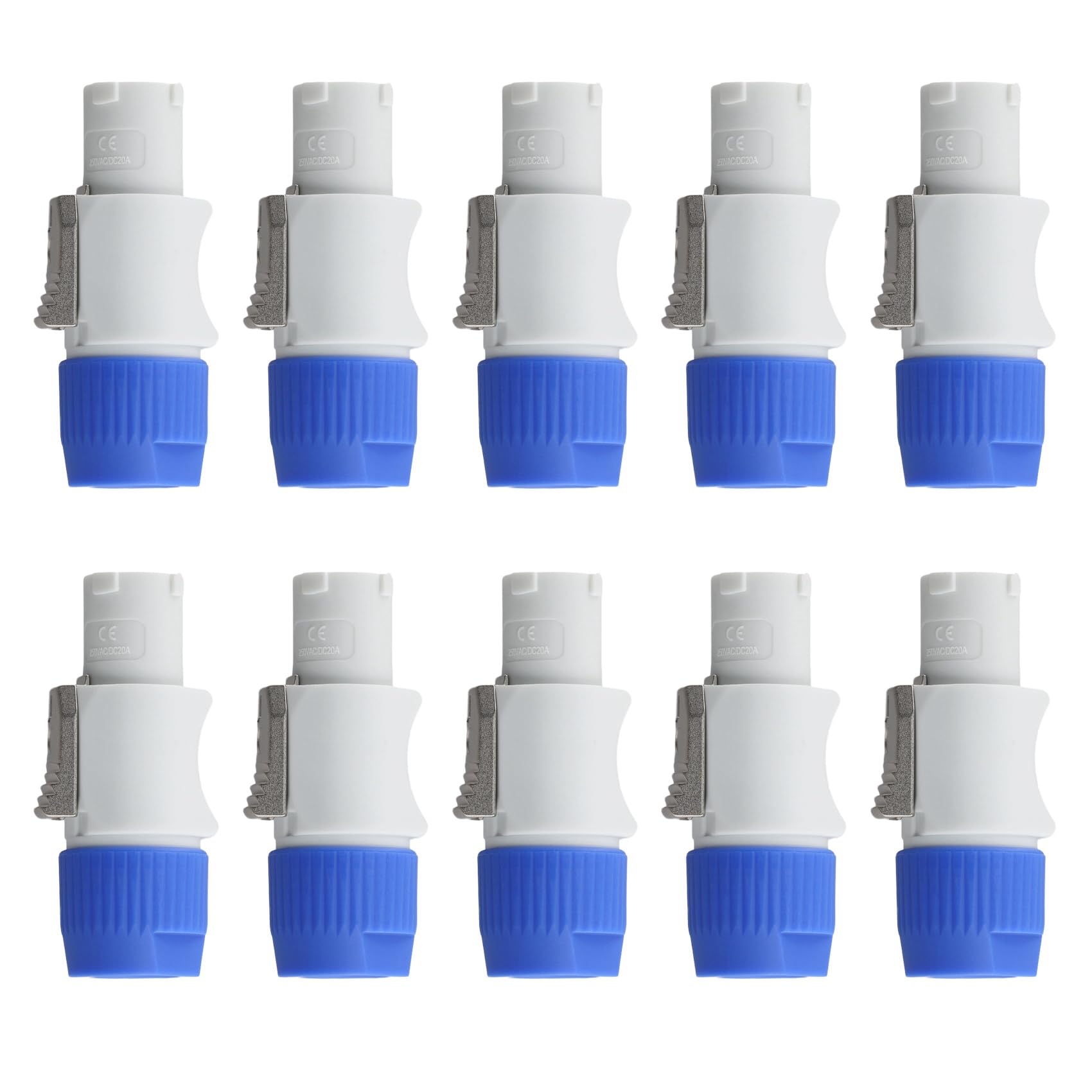 10 connettori Powercon a 3, presa di ingresso del segnale per uscita di potenza per luce fasciata, luce palcoscenico