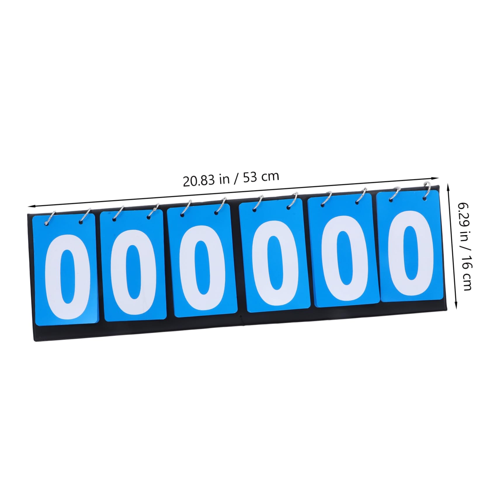 TOYANDONA Tabellone Punteggio Portatile ASSE Leggero Sport Tavole di Grandi Dimensioni Punto Segnapunti Riutilizzabile Tabelloni Punteggi Segnapunti di Tennis Blue Stoffa