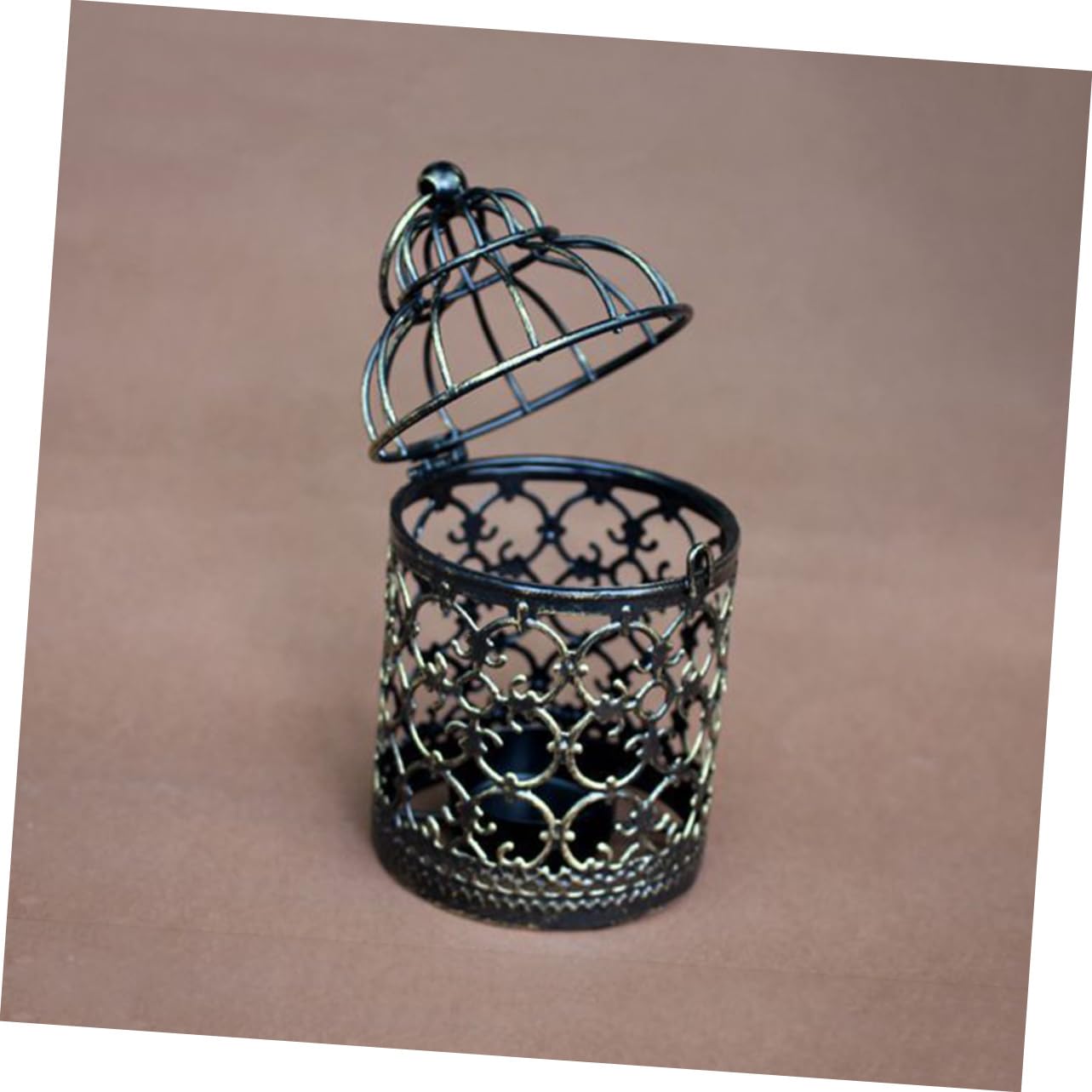 Cabilock Candelabrum Metal Hollow Candlestick Candle Holder