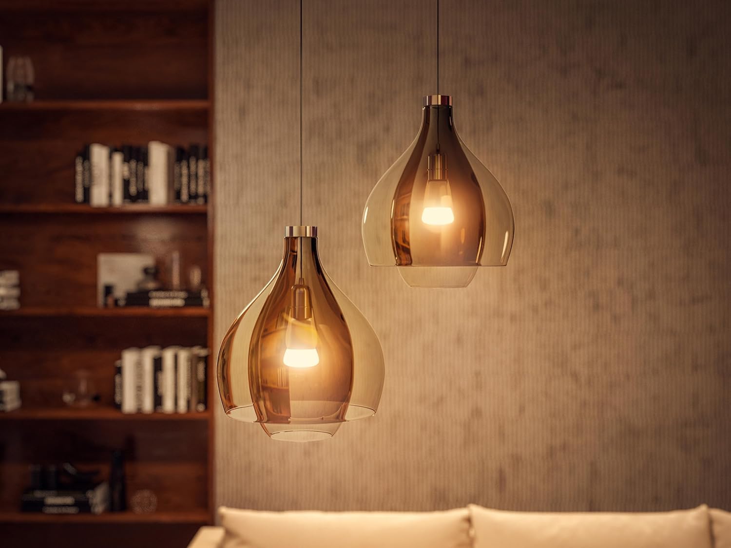 Philips Hue White Ambiance, ampoule LED connectée B22 équivalent 75W, 1100 lumen, compatible Bluetooth, pack de 2, fonctionne avec Alexa, Google Assistant et Apple Homekit