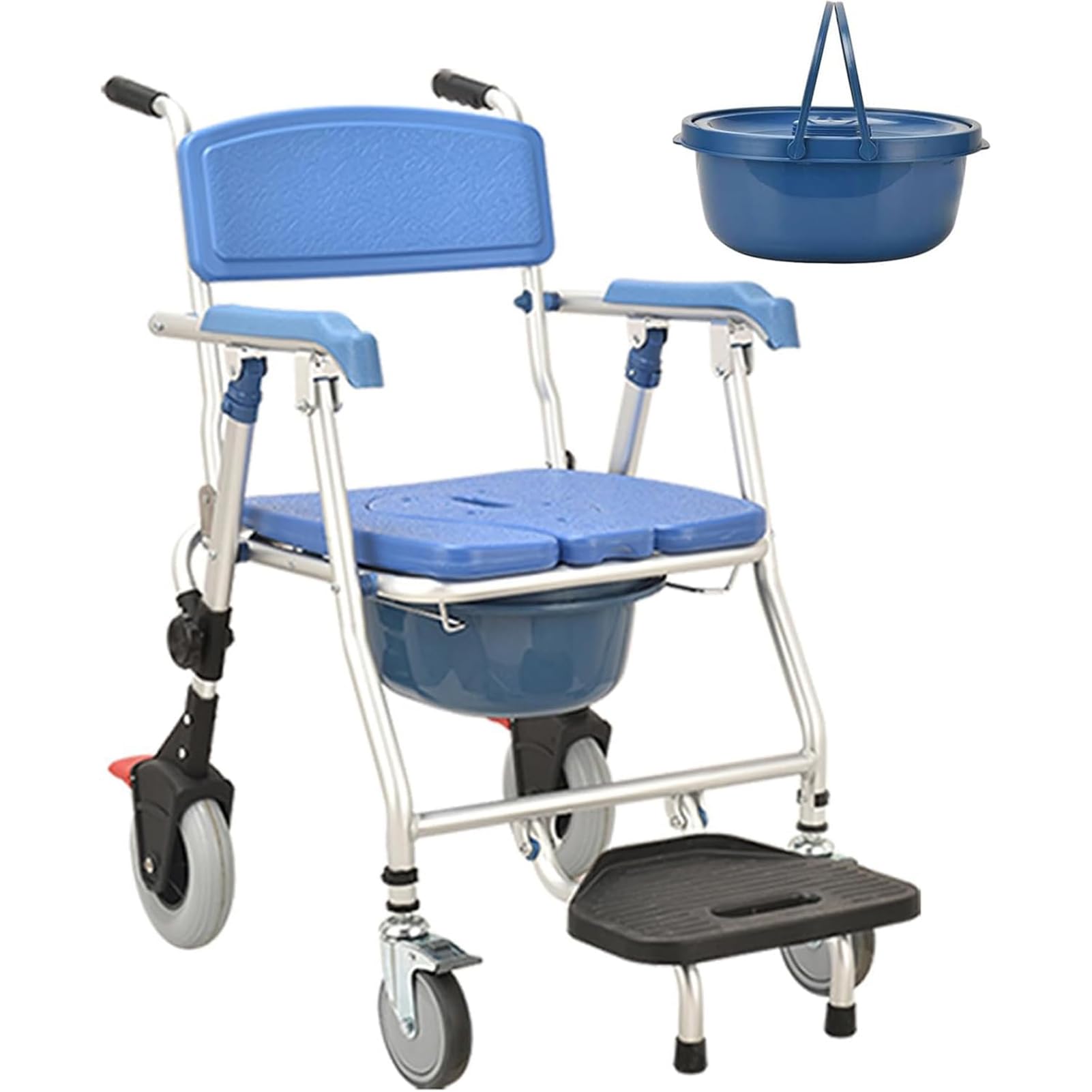 Chaise de douche mobile pour personnes âgées adaptée aux salles de bain
