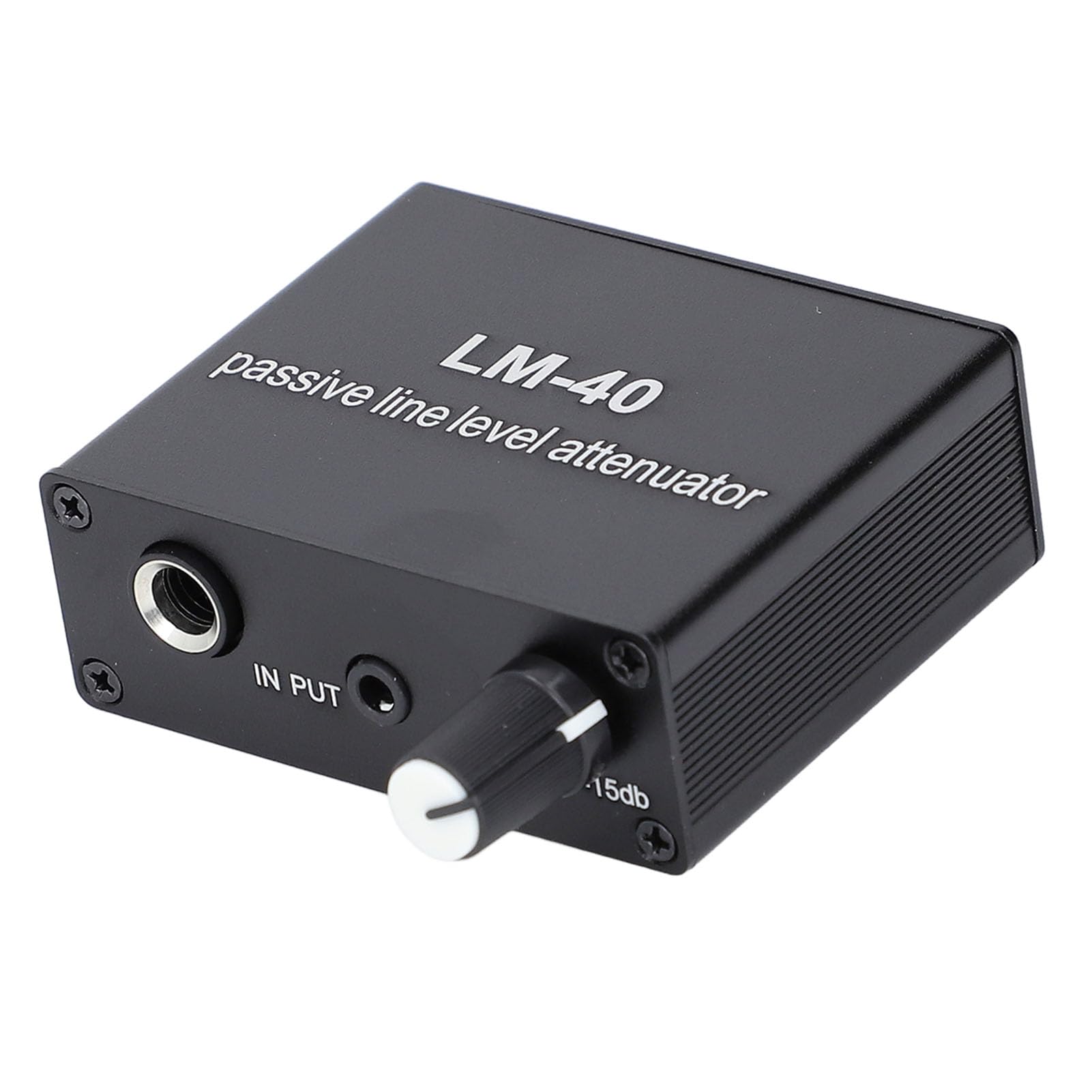 Garosa Atténuateur Sonore Professionnel LM40 Contrôle du Volume Passif avec Ports 6.5mm et 3.5mm pour Studio d'enregistrement Salle de Conférence Équipement Audio Professionnel