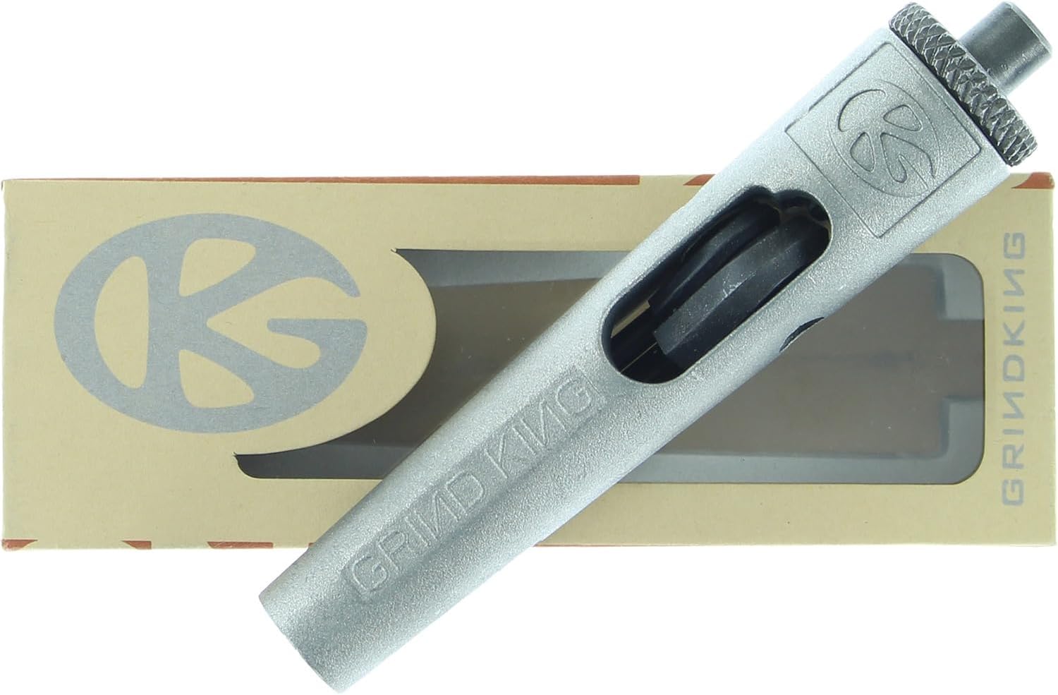 Grind King 6-in-1 Silver Multi-Purpose Skate Tool for GK Trucks - Bearing Pusher, Screwdriver, Sockets