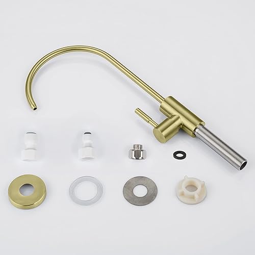 Miniatura 7 de MIAOHUI Grifo de ósmosis inversa, grifo de agua potable que se adapta a sistemas de filtración de agua sin espacio de aire, moderno grifo de agua