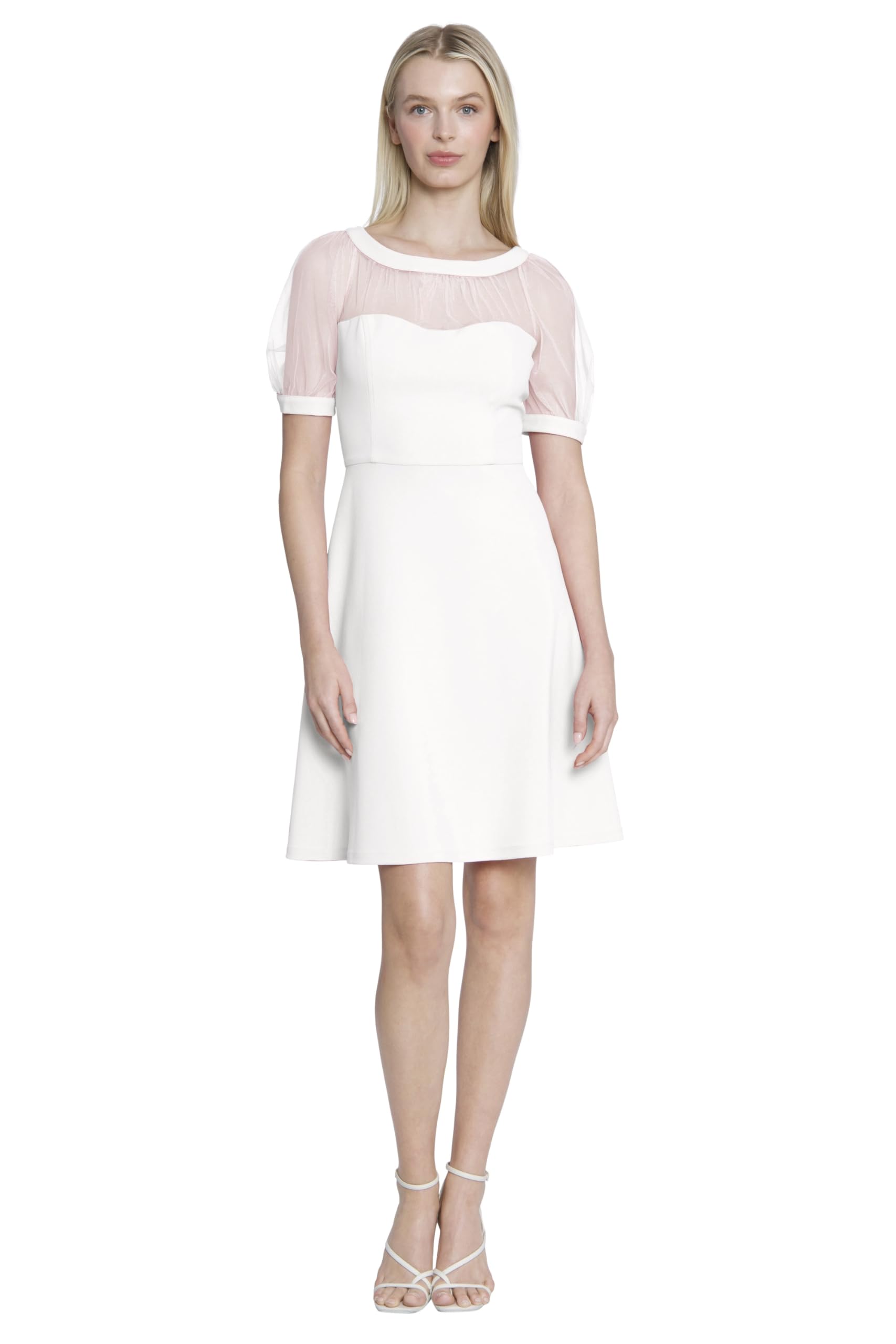 Maggy London Women's Illusion Dress Occasion Event Party Holiday Cocktail Guest of Wedding.