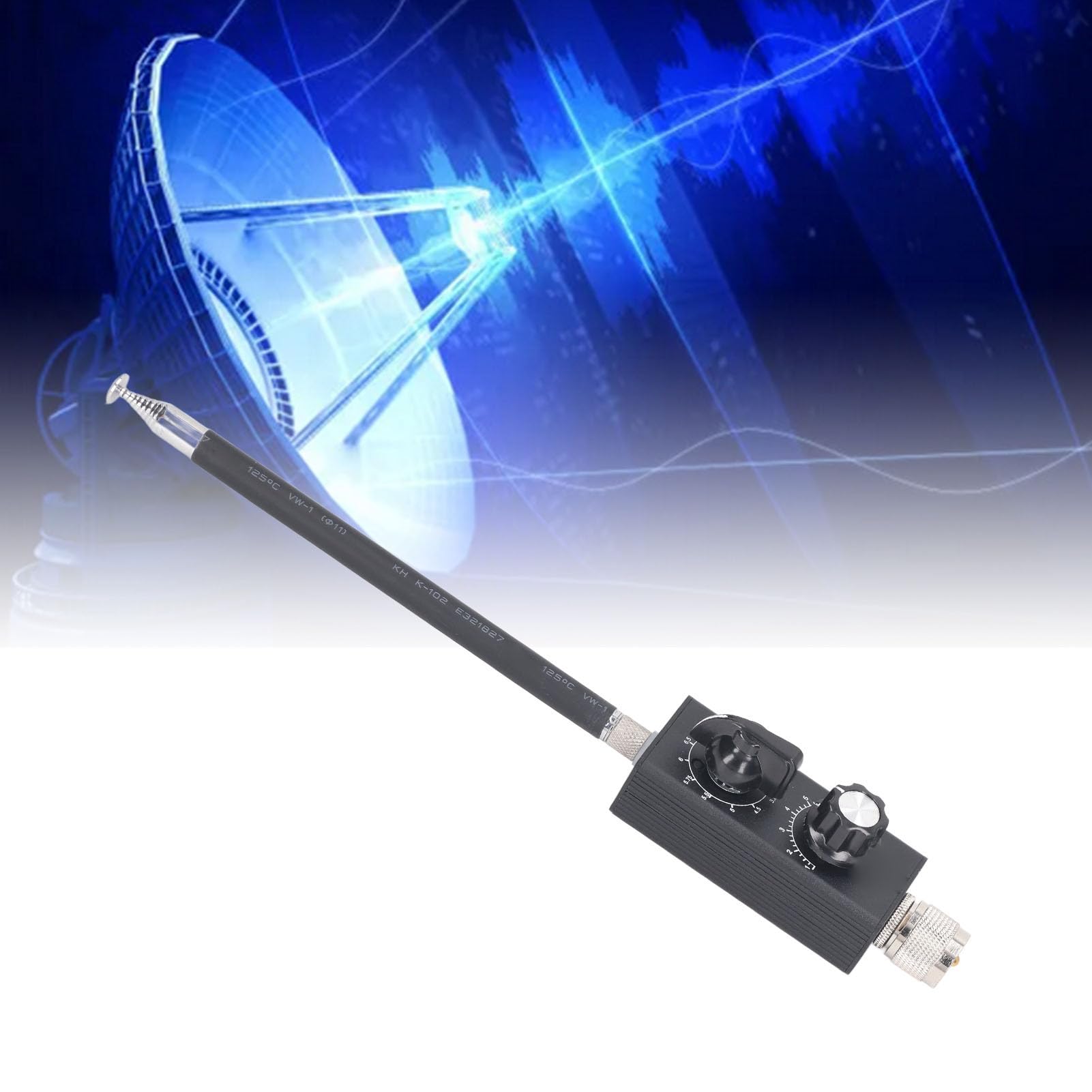 Przenośna Antena Krótkofalowa QRP, Wysokowydajna, Dostrojona Antena Pełnopasmowa do Odbioru Wielopasmowego, Stop Aluminium i Stal