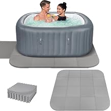85 Inch Hot Tub Mat for Inflatable Tub 1/2" Extra Thick Hot Tub Pad