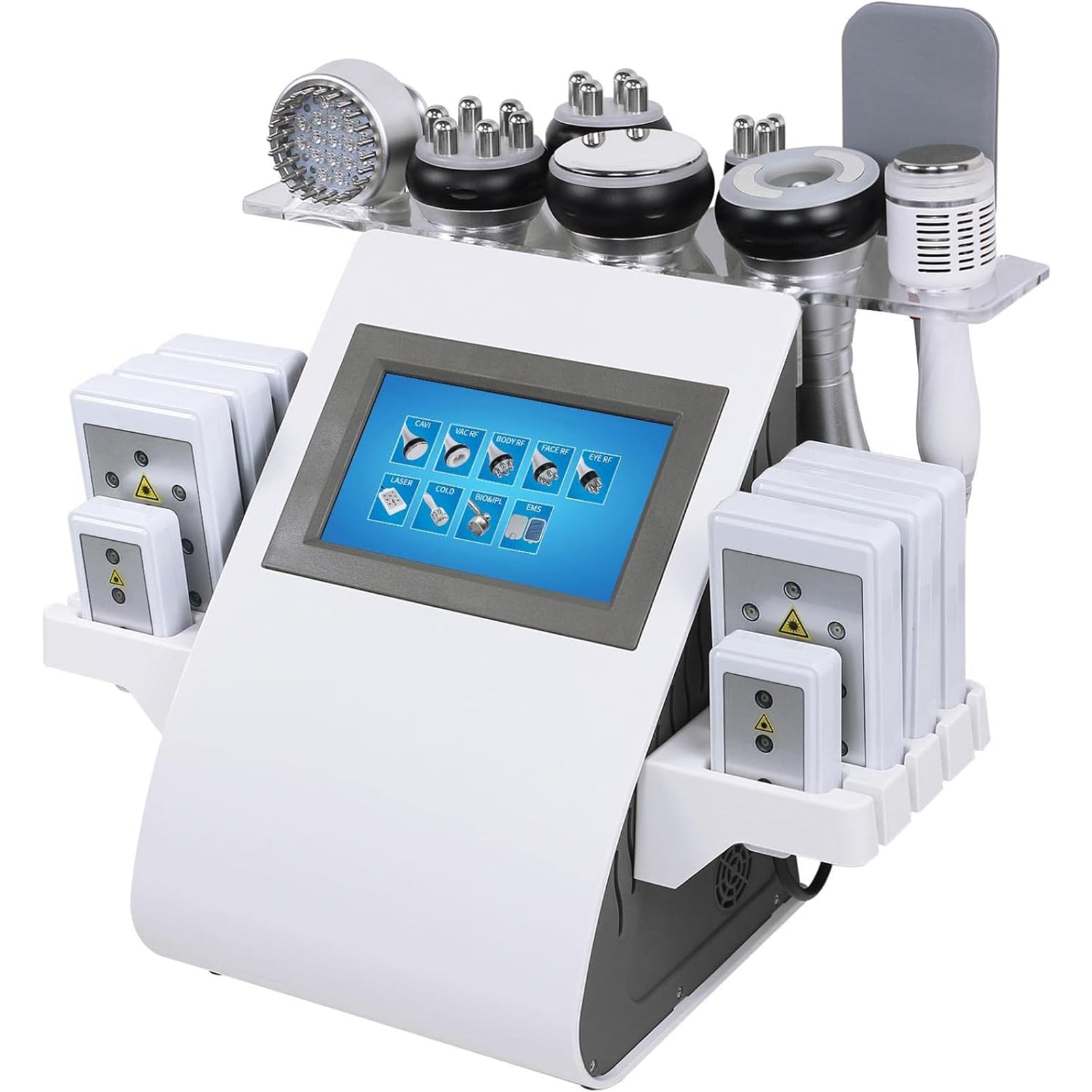 Dispositivo Dimagrante Cavitazione 9 in 1 40k, Macchina Dimagrante Lipo Modellante per Il Corpo a Radiofrequenza sotto Vuoto, per Rassodare La Pelle E Ridurre Il Grasso, per Salone di Bellezza