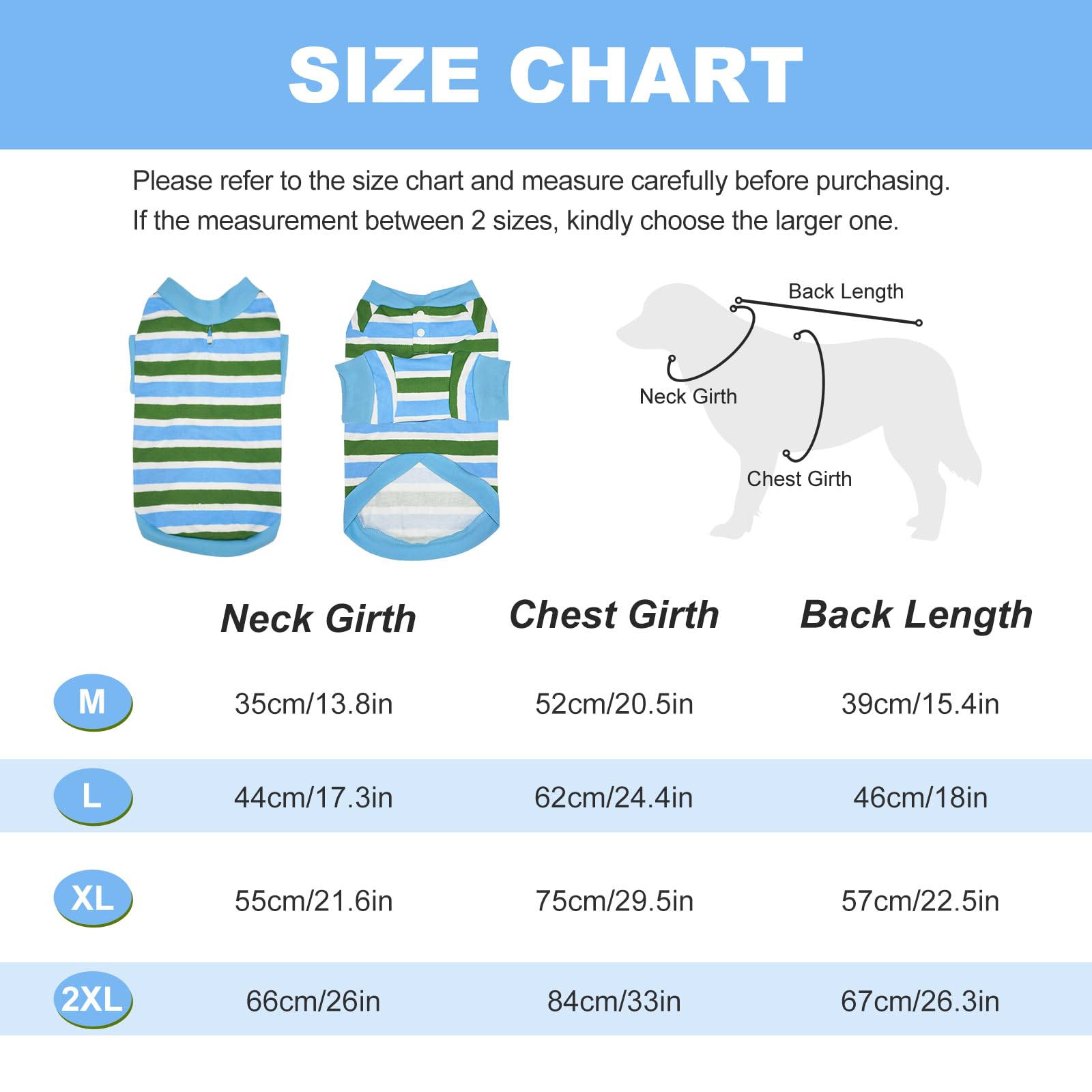 Kickred Dog Sweatshirt, Striped Soft Pet Hoodie with Leash Hole, Round Neck Comfortable Sweatshirt, Spring Fall Warm Clothes for Medium Large Dogs Boy Girl Bright Color