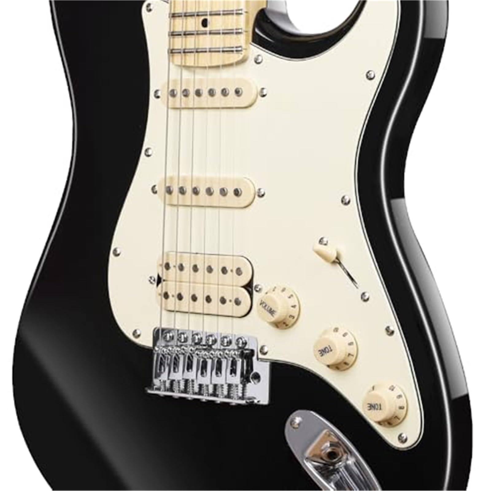 Gitara Elektryczna Czarny Zestaw Gitary Elektrycznej Dla Początkujących Pełnowymiarowy Sześciostrunowy Odpowiedni Miłośników Muzyki I