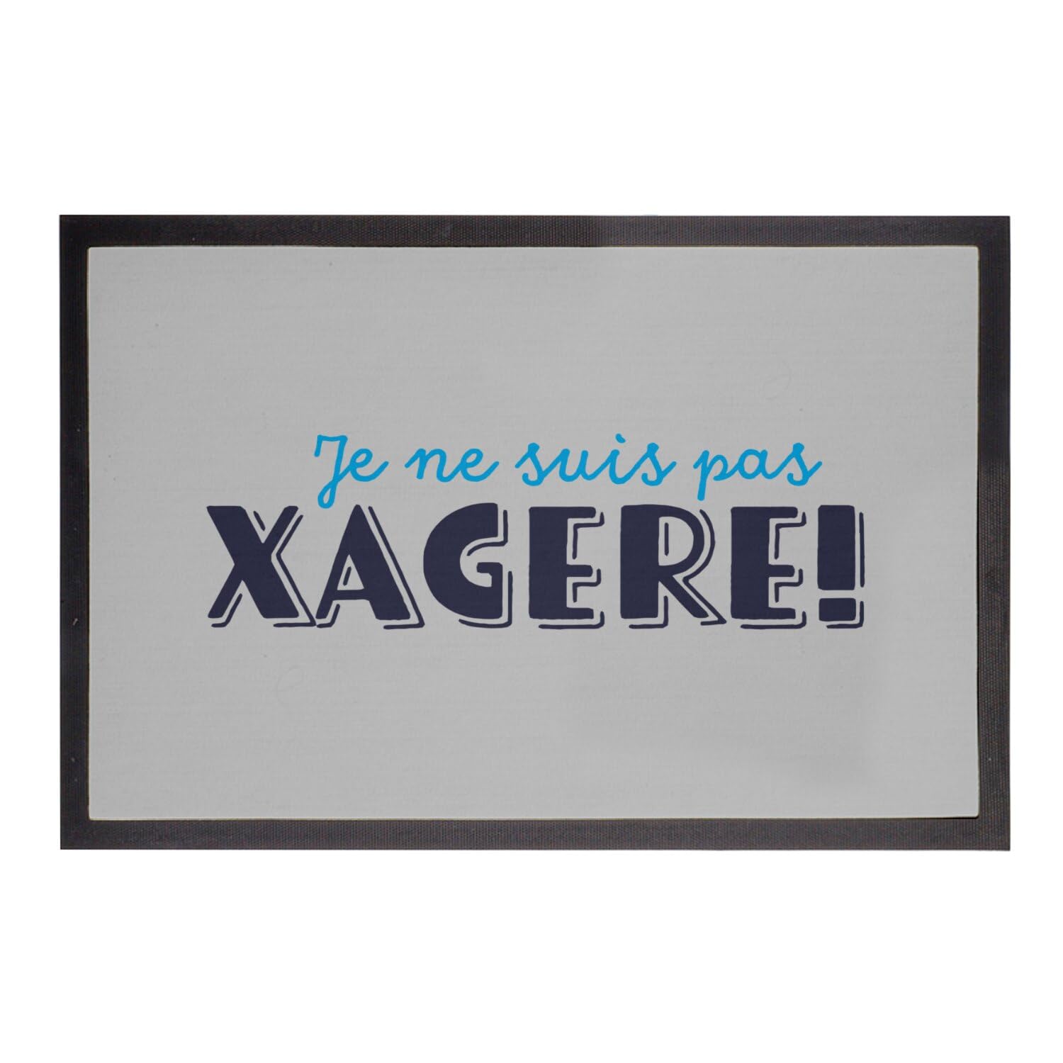 Paillasson gris rigolo 75x50cm idée cadeau originale crémaillère