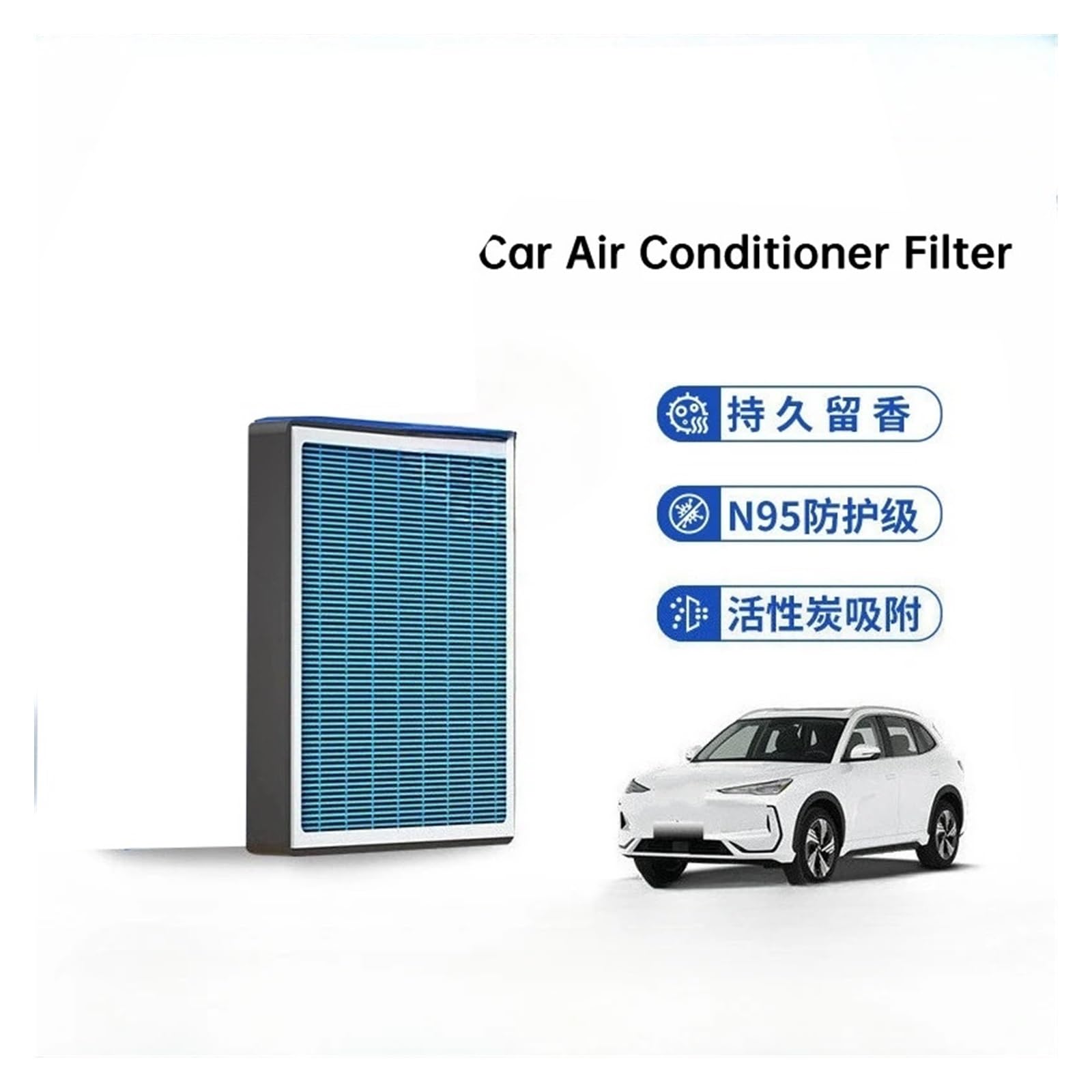 per Ge&ely EX5 E5 per Pr&oton E.mas 7 Filtro del Condizionatore d'Aria per Auto A Carbone Attivo per Attivato Filtris Automobilistici