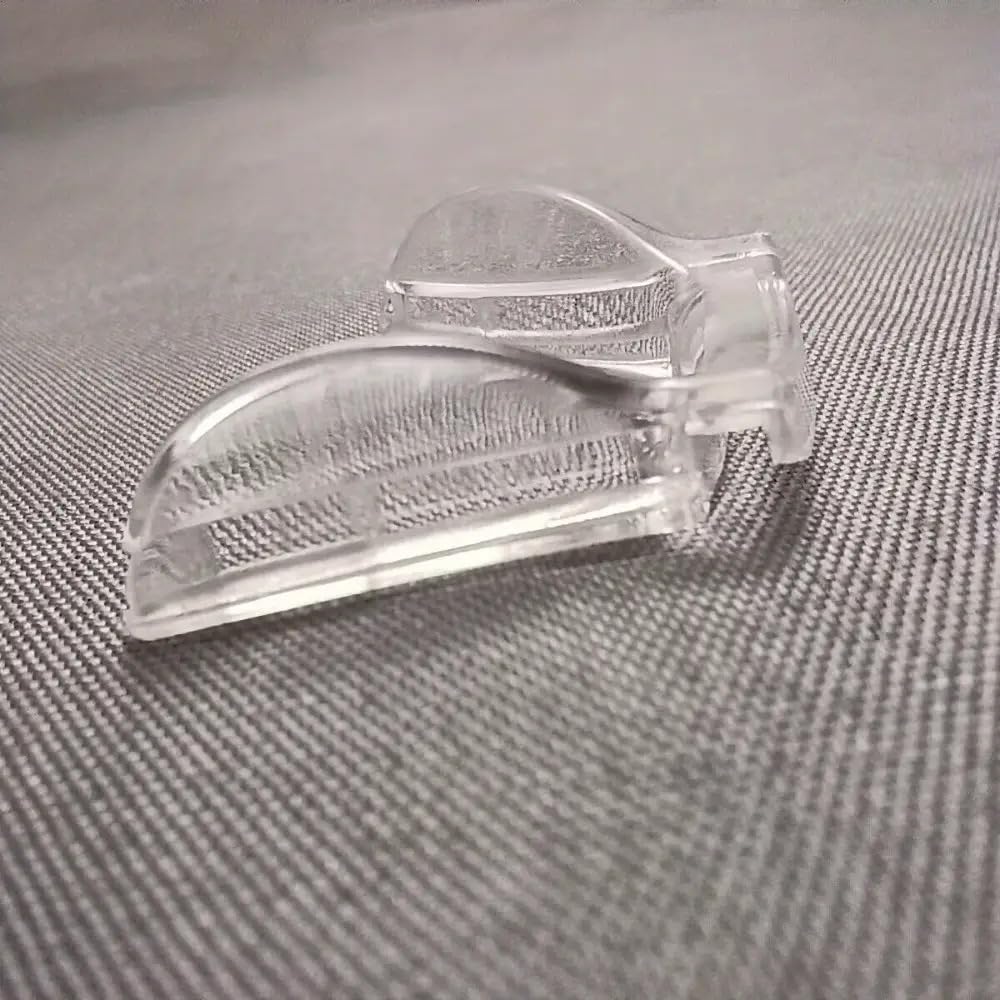 2 paia di naselli antiscivolo in silicone, universali, trasparenti e confortevoli, per occhiali, occhiali da sole, montature alla moda - 3