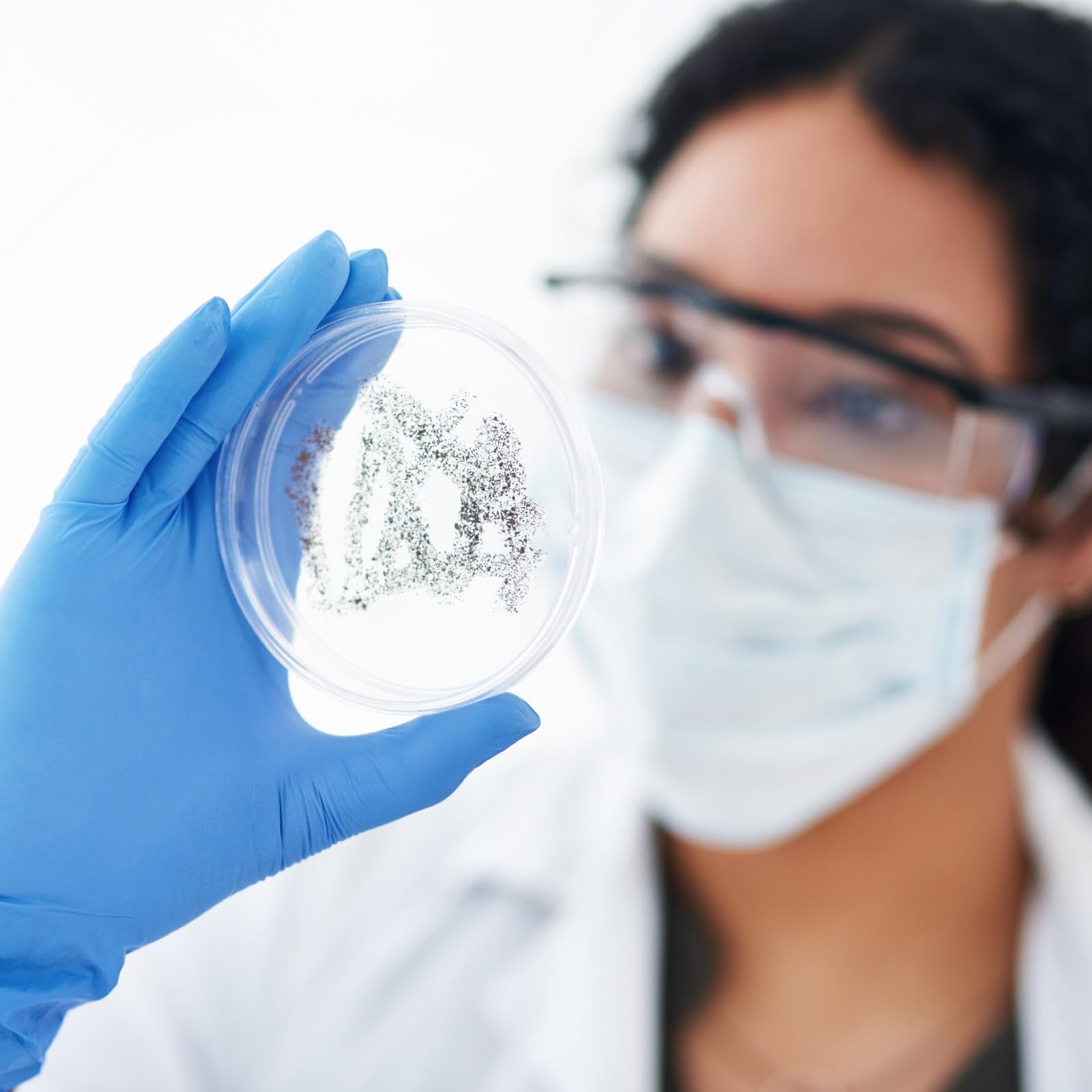PATIKIL Piastre Petri in Plastica da 90mm/3.5 Pollici con Coperchio, Confezione da 6, Piastre per Colture Tissutali per Esperimenti Scientifici in Laboratorio, Trasparenti