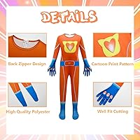 Vista 10 de Lindo disfraz de cosplay para niños con máscara y diadema, 3-10 años