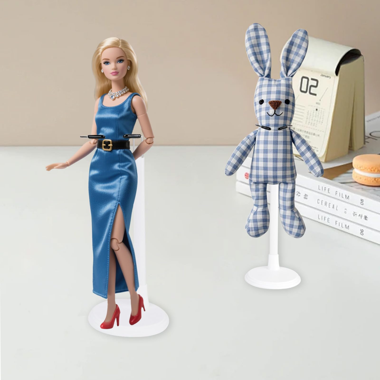 8 Supports à Poupées Réglables En Acrylique Transparent - Présentoir Pour Figurines 9-11 Pouces, Collection Ou Décoration - 4