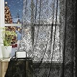 Filtrage de la lumière et intimité : les rideaux transparents équilibrent la lumière et protègent l'intimité. Les rideaux filtrent la lumière pendant la journée et sont assez épais pour ne pas être complètement transparents, vous donnant la bonne quantité d'intimité pour une atmosphère plus fraîche tout en conservant un sentiment d'ouverture et de légèreté.