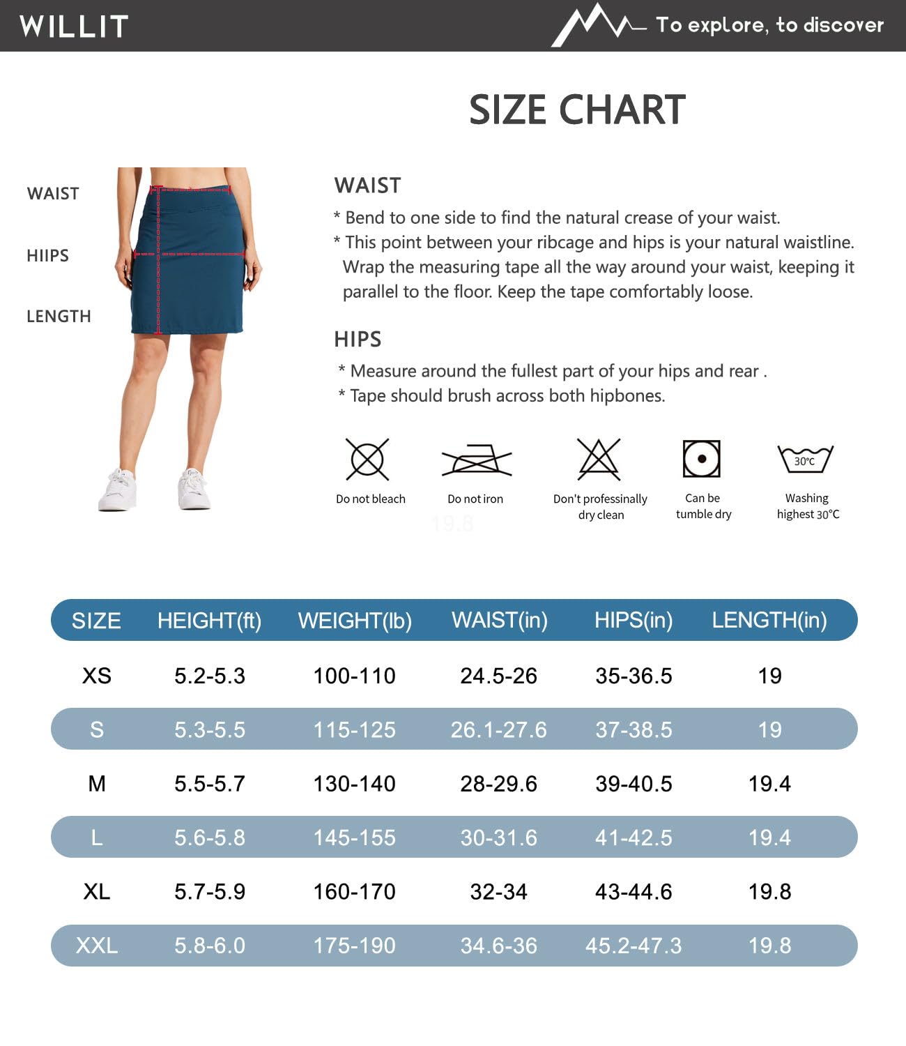 Jupe-short Athlétique Orvis Femme – Bleu Clair – Taille XL – Randonnée Et Athlétisme