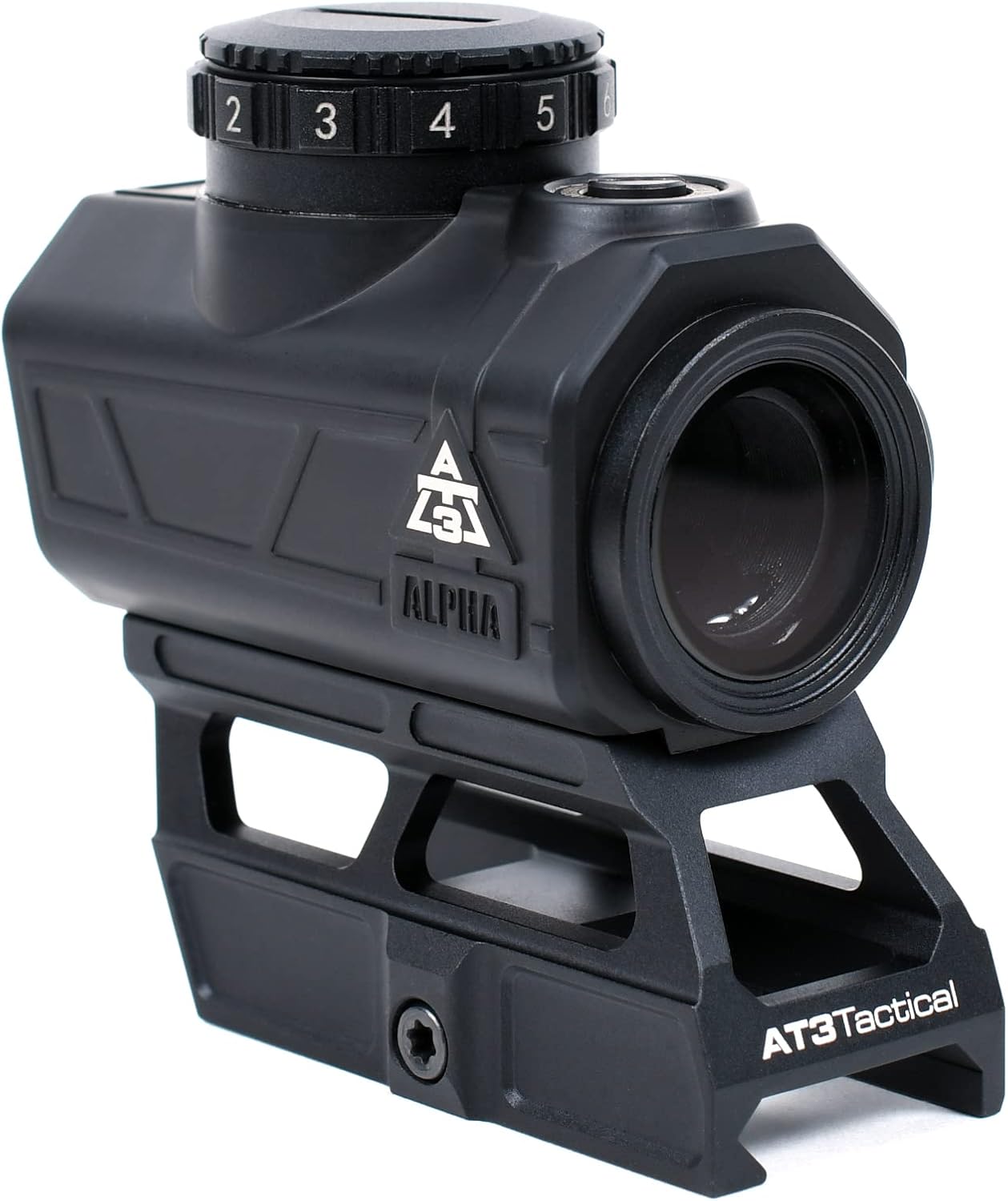AT3 Tactical Alpha 2 MOA Red Dot Sight with Shake Awake - Absolute and Lower 1/3 Cowitness Mounts