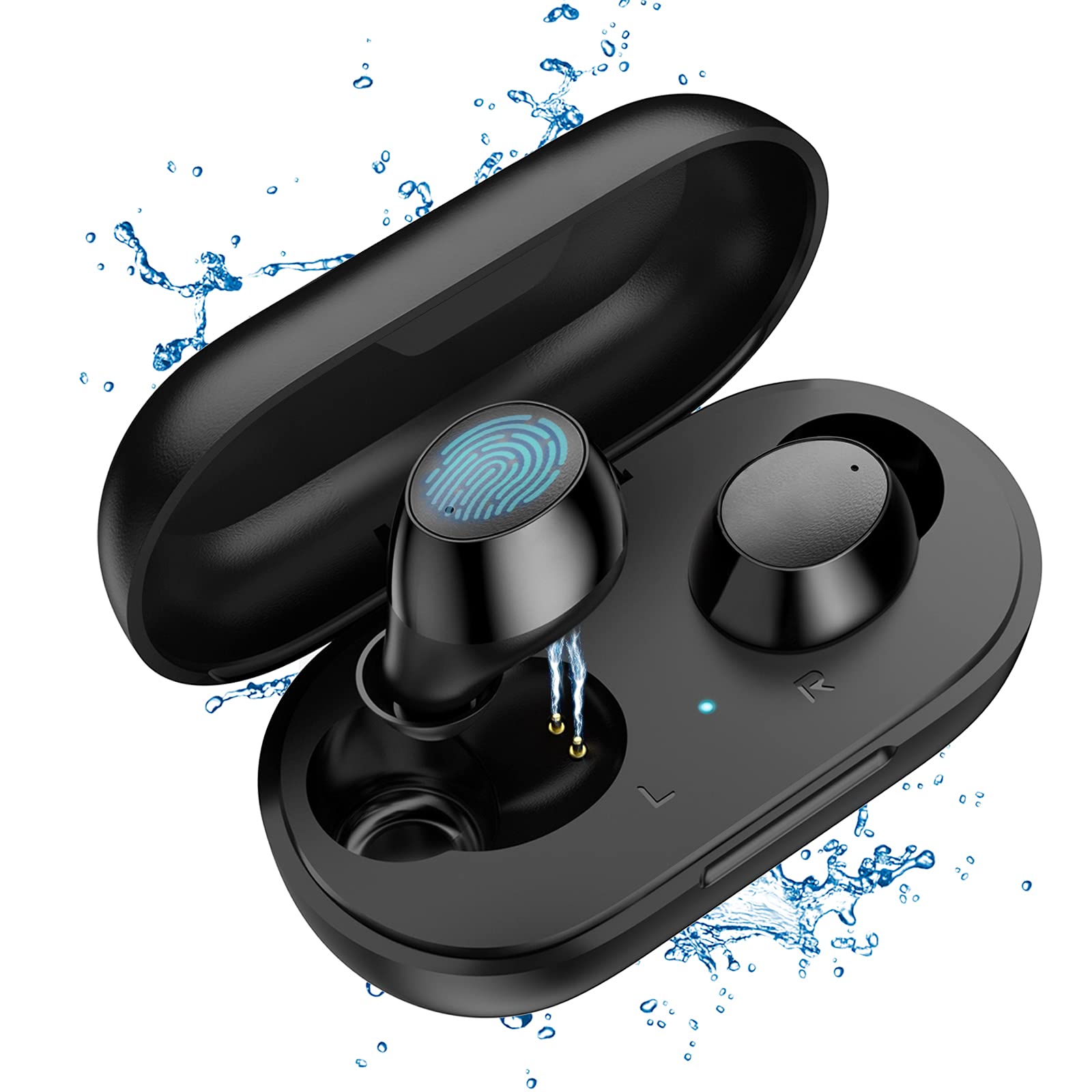 Bluetooth Earbuds,Lanteso S21 True Wireless Earbuds Noise Cancelling Bluetooth 5.2 TWS IPX7 Waterproof Bluetooth Headphone...
