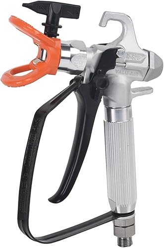 Valu-Air Pistola de pintura sin aire 820 de alta presión 3600 PSI con punta de boquilla reversible 517 para pintura exterior/imprimación, con junta