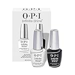 OPI Infinite Shine 2PC Base Coat Top Coat Duo Pack | Long Wear Nail Polish Value Set | Protects Nails & High Shine Gloss
