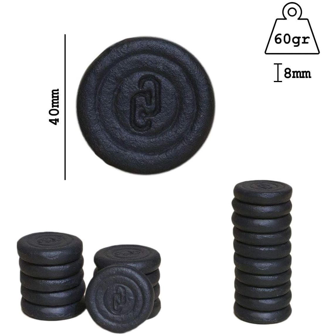 10 palets ou jetons pour jeu de la grenouille en fer fondu, jeu de tonneau