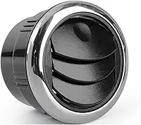 Saída de ventilação de ar condicionado de 80 mm, universal, para painel de carro, refletor de ventilação de ar condicionado, tipo botão, rotação, para caravana ou autocaravana.