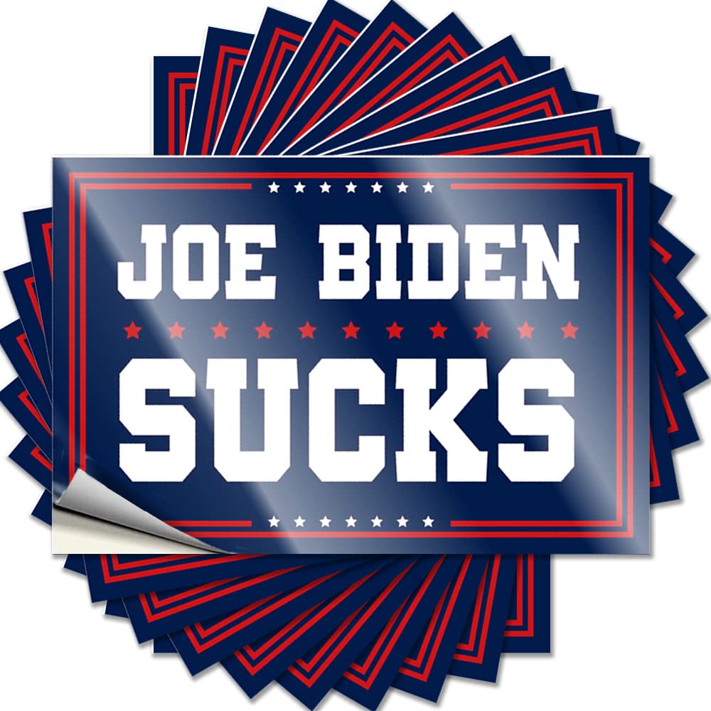 Decal Joe Biden Sucks for Planner Woman & Adult Man Cave - Funny Magnetic Bumper Wall Art Stickers Peel and Stick