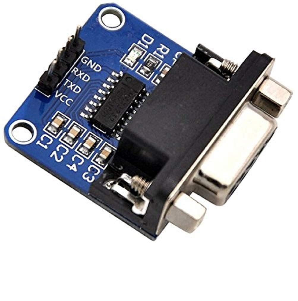 KHYRUD™ RS232 to TTL Serial Converter Module with Female DB9 Connector | MAX3232 4-Pin Serial Port Level Shifter Board Compatible with Arduino, Raspberry Pi, Microcontrollers & PC Upgrades-image-26