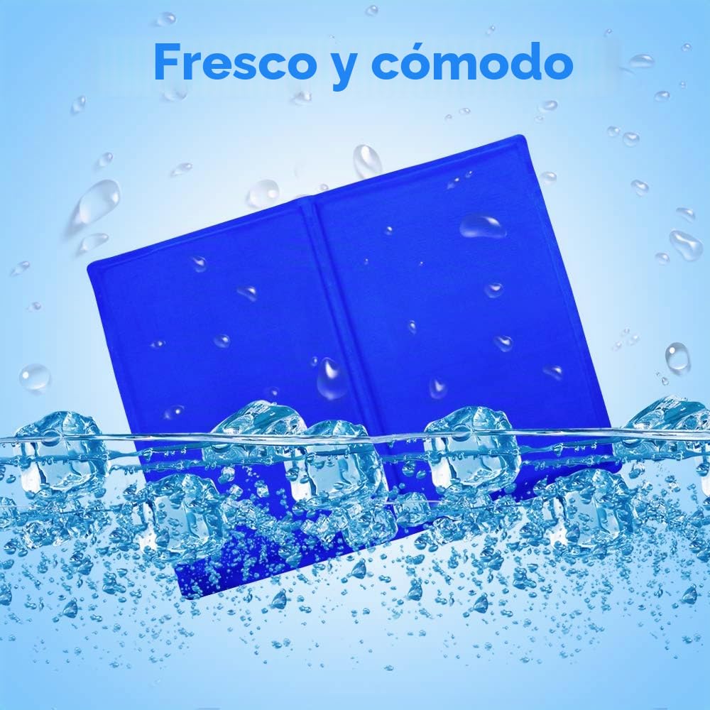 Alfombra Refrescante, Relleno Autorefrigerante para Mascotas, Comodidad para Perros y Gatos (M)