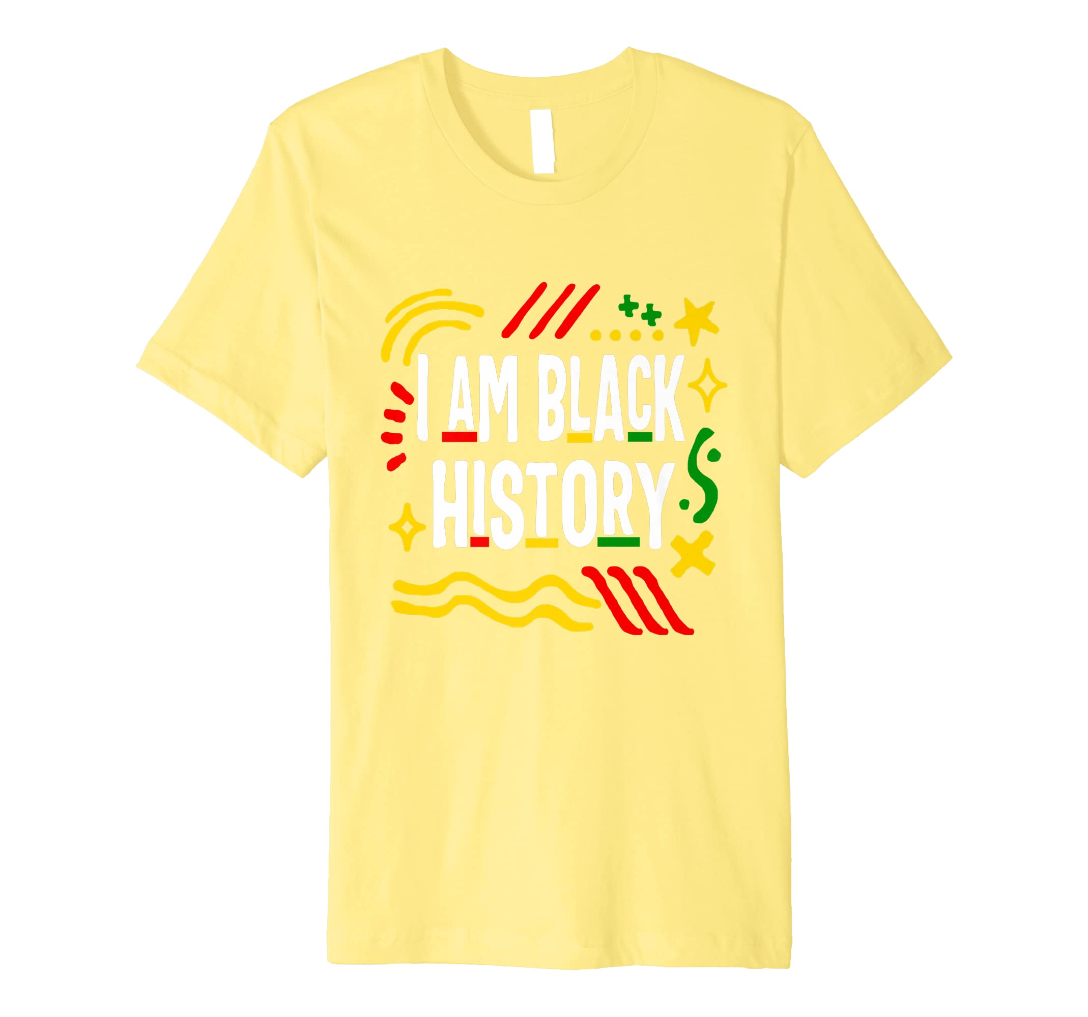 I Am Black History, African American Melanin Juneteenth Cele Premium T-Shirt