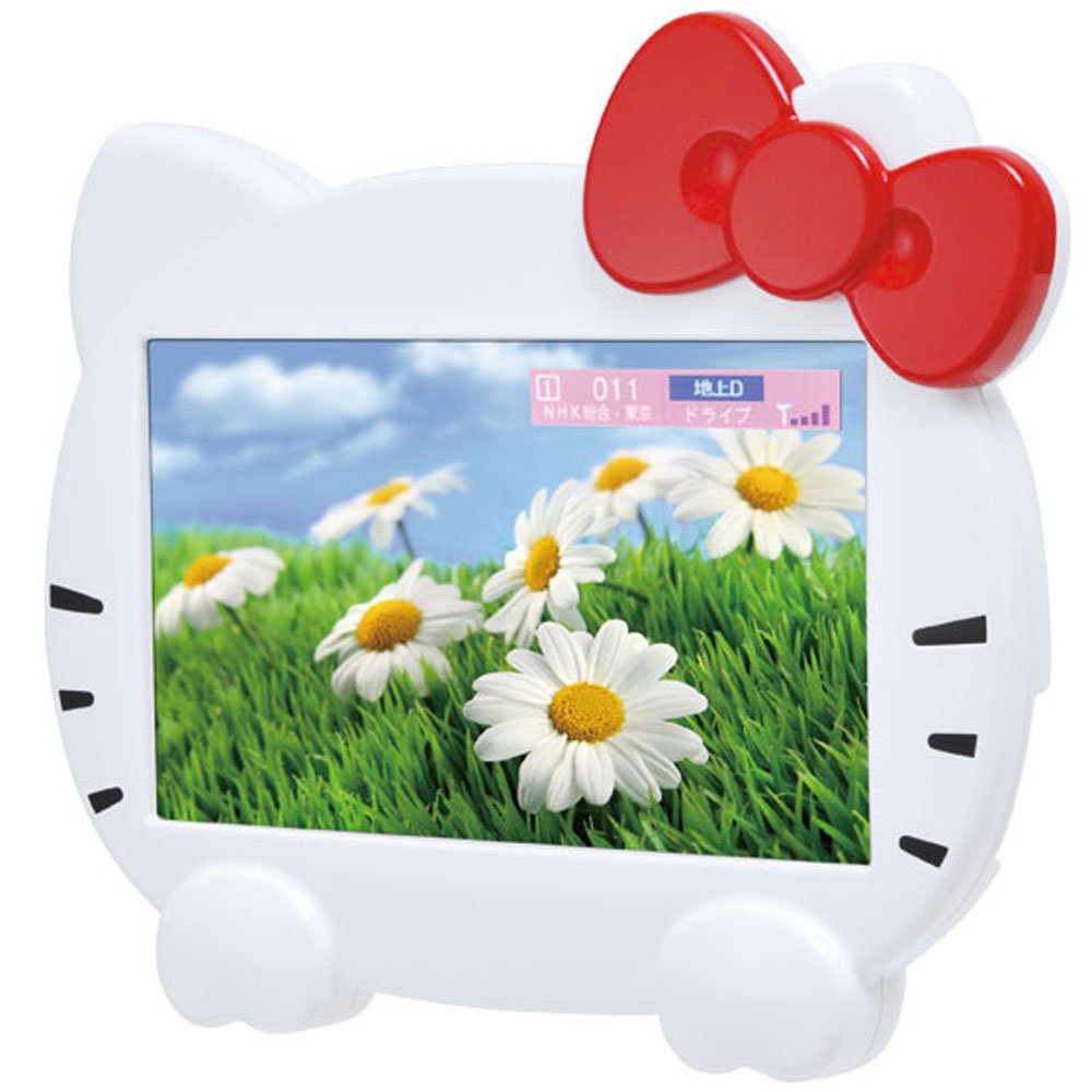 Amazon | セイワ(SEIWA) ハローキティフェイス型 フルセグ対応7V型高  