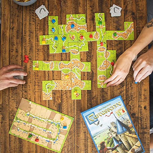 Image of Tickles Carcassonne Board Game Standard for Adult, Family Game, Party Game (Age: 7+ ; Players: 5)