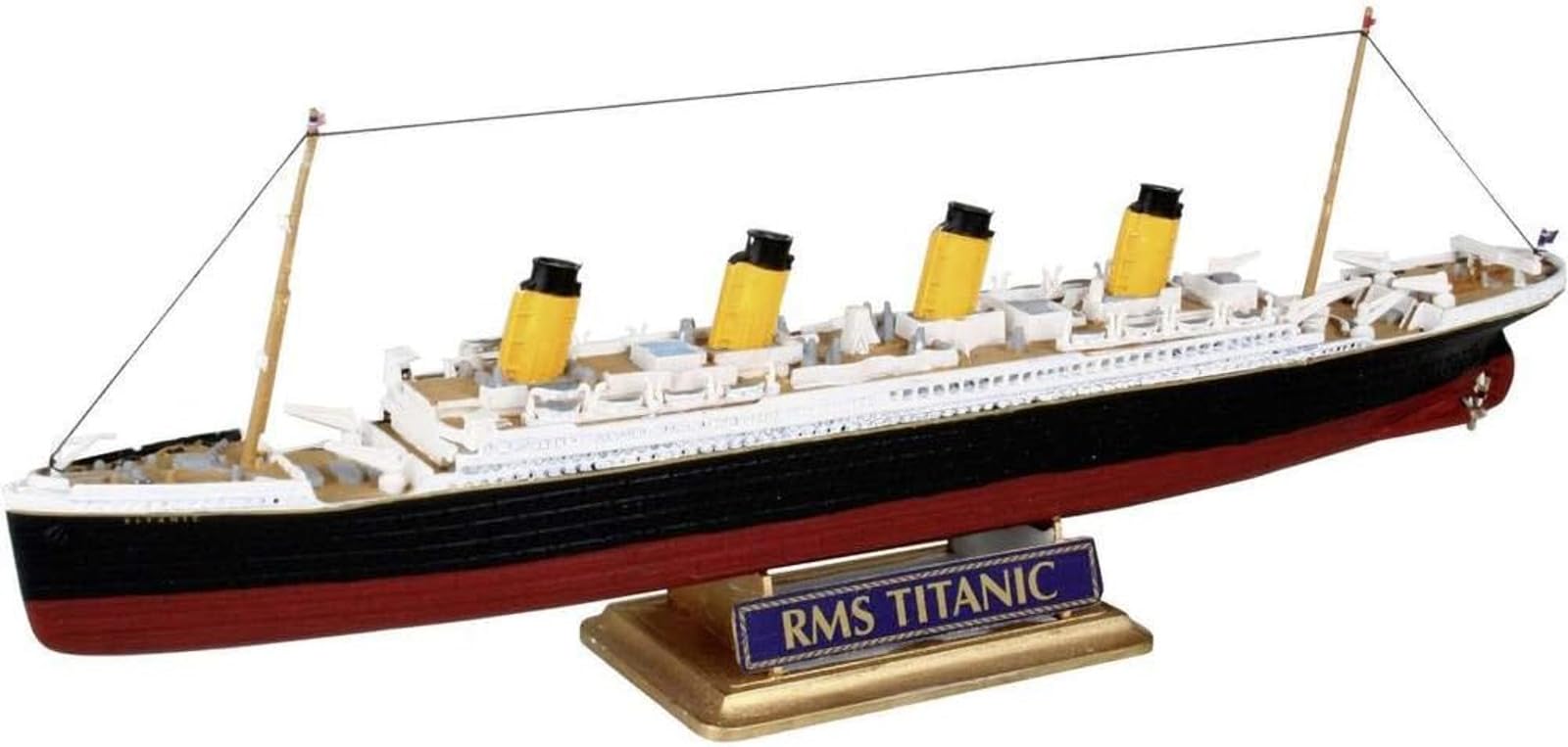 Revell RV05804 Model Kit Ship 1:1200 - R.M.S. Titanic in Scale 1:1200, Level 3, Faithful Replica with Many Details, Cruise Ship, 05804