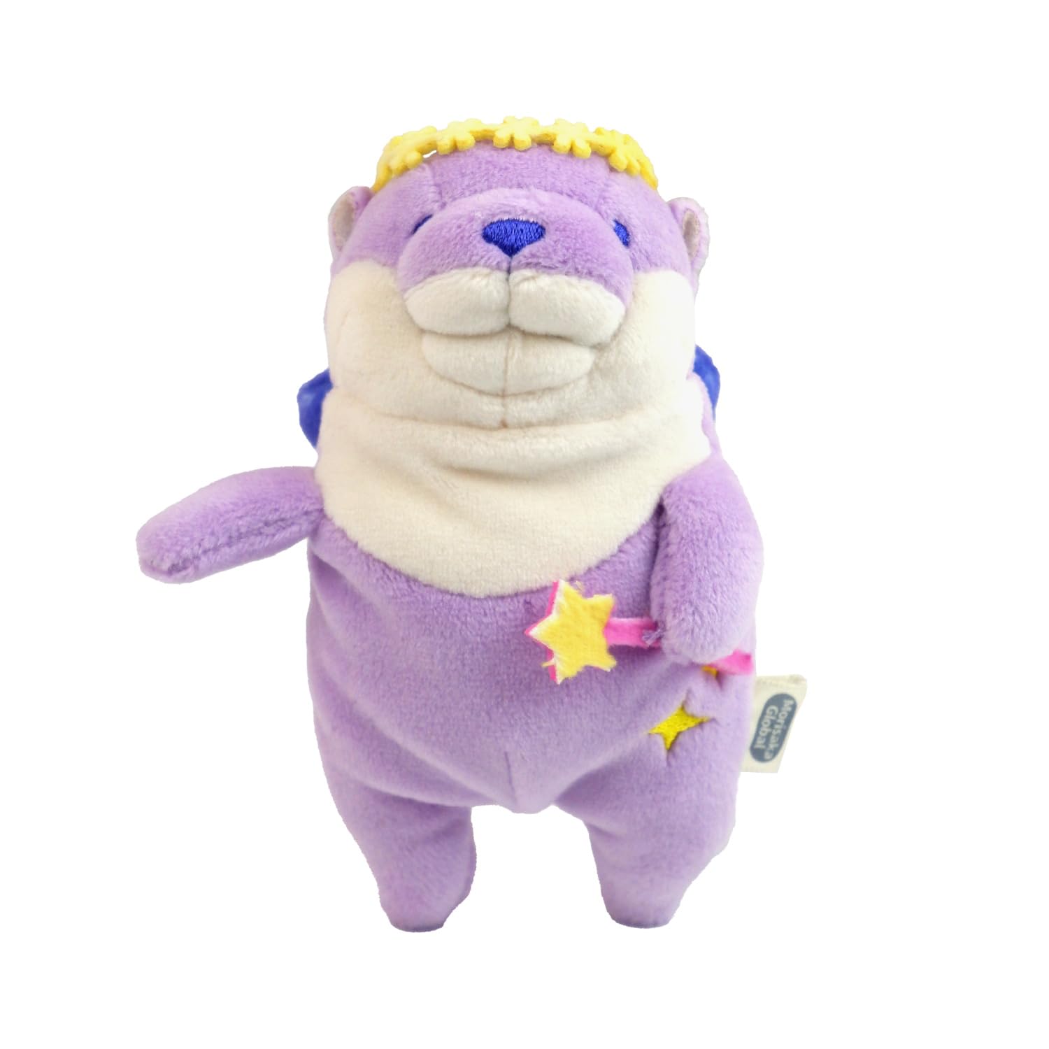 Morisaka Global Mochikawa Lie Fairy Mini Purple 2.8 x 2.4 x 5.5 inches (7 x 6 x 14 cm) Plush Otter Fairy Pastel Sewing Filming Healing Sticky Texture Cute Animal Mochi Series : Toys & Games