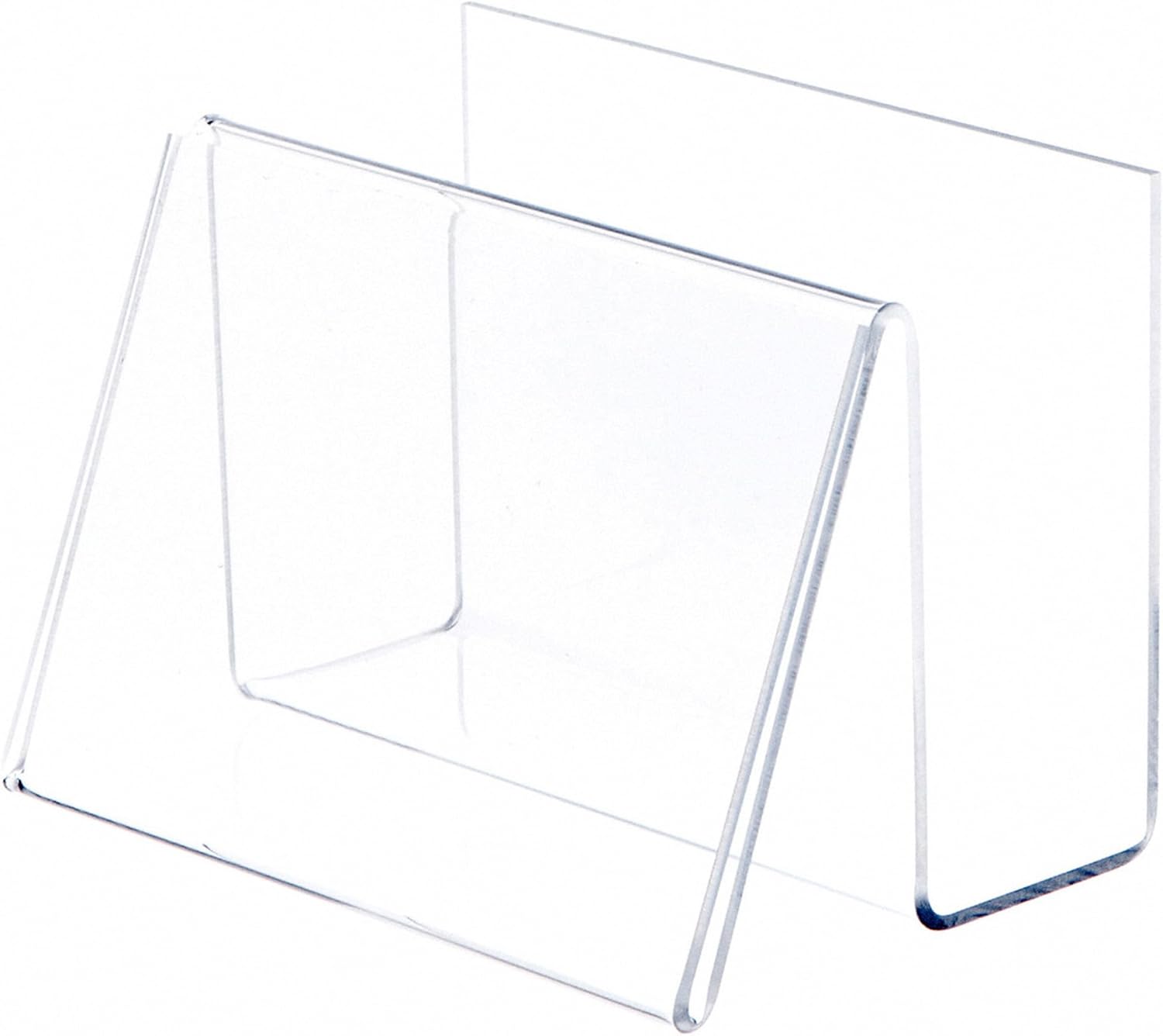 Plymorブランドデラックスクリアアクリルカードホルダー&amp;表示 6" x 4.25" x 4.5"